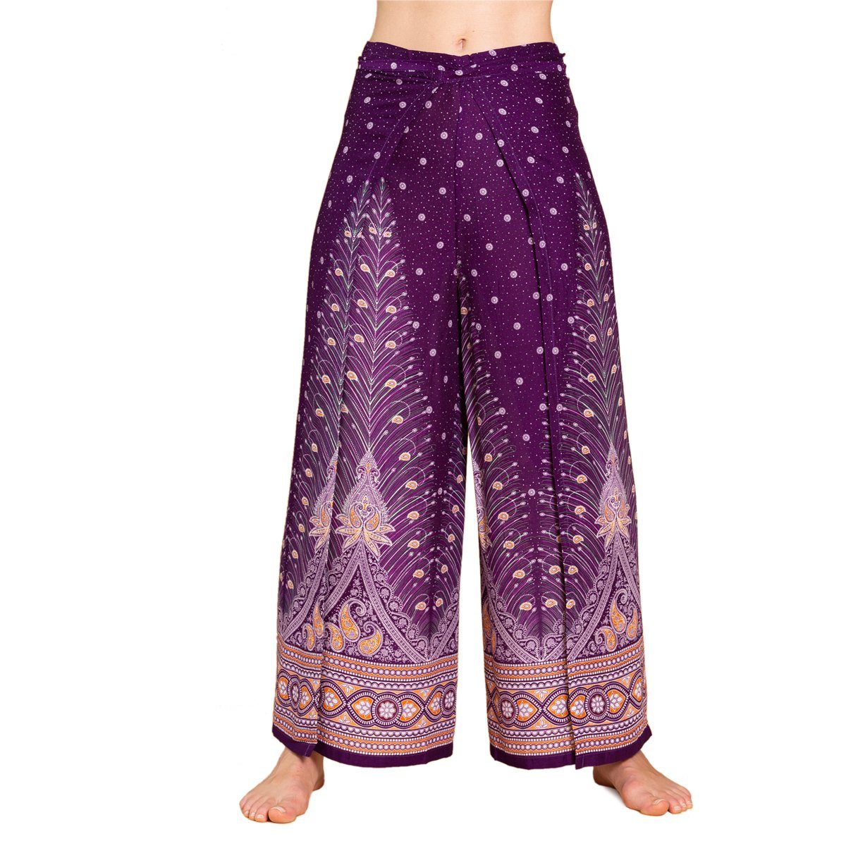 Palazzohose Sunshine Pants Wickelhose aus natürlicher Viskose Palazzohose im