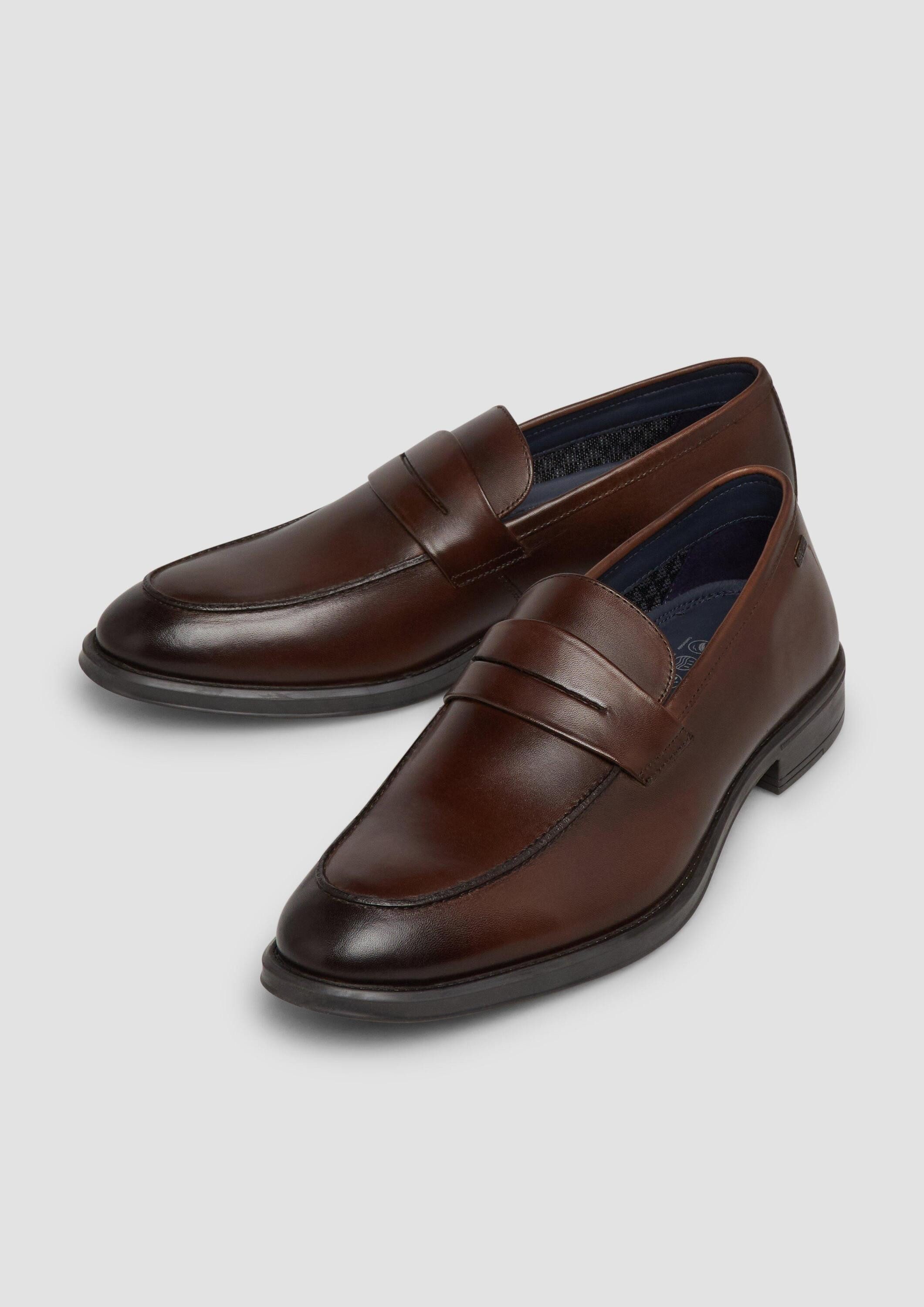 s.Oliver Slipper Schnürschuh Loafer aus Leder