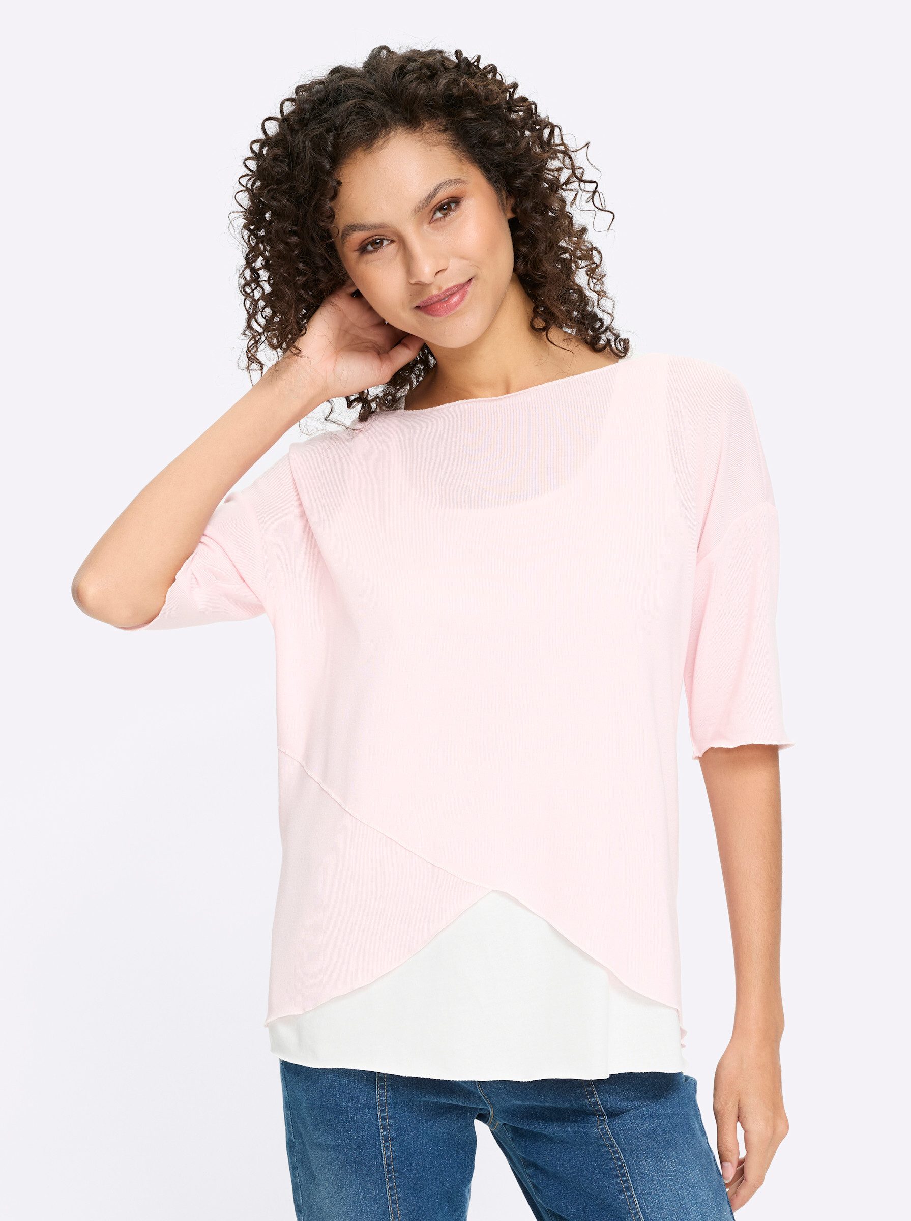 heine T-Shirt 2-in-1-Shirt 3/4-Arm
