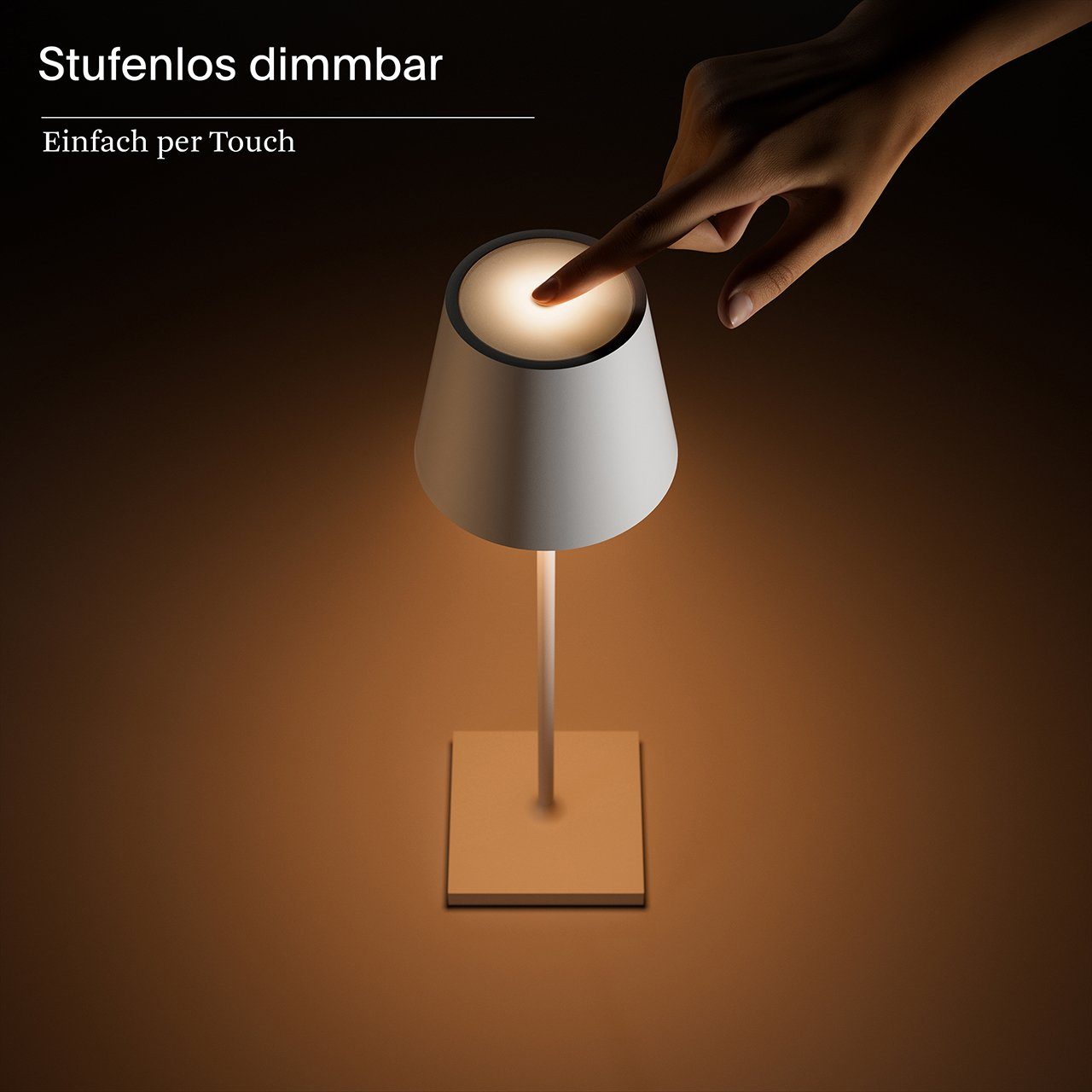 SIGOR LED Tischleuchte Akku-Tischlampe Sigor Nuindie, günstig online kaufen