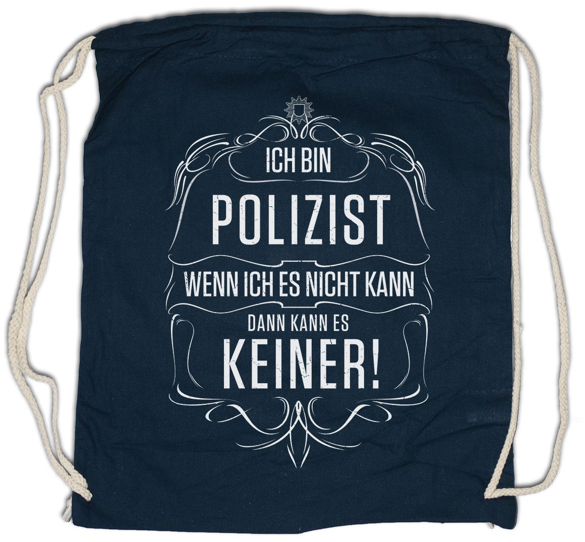 Turnbeutel Ich Bin Polizist Turnbeutel Polizei Ordnungsamt Kripo Cop Gendarm
