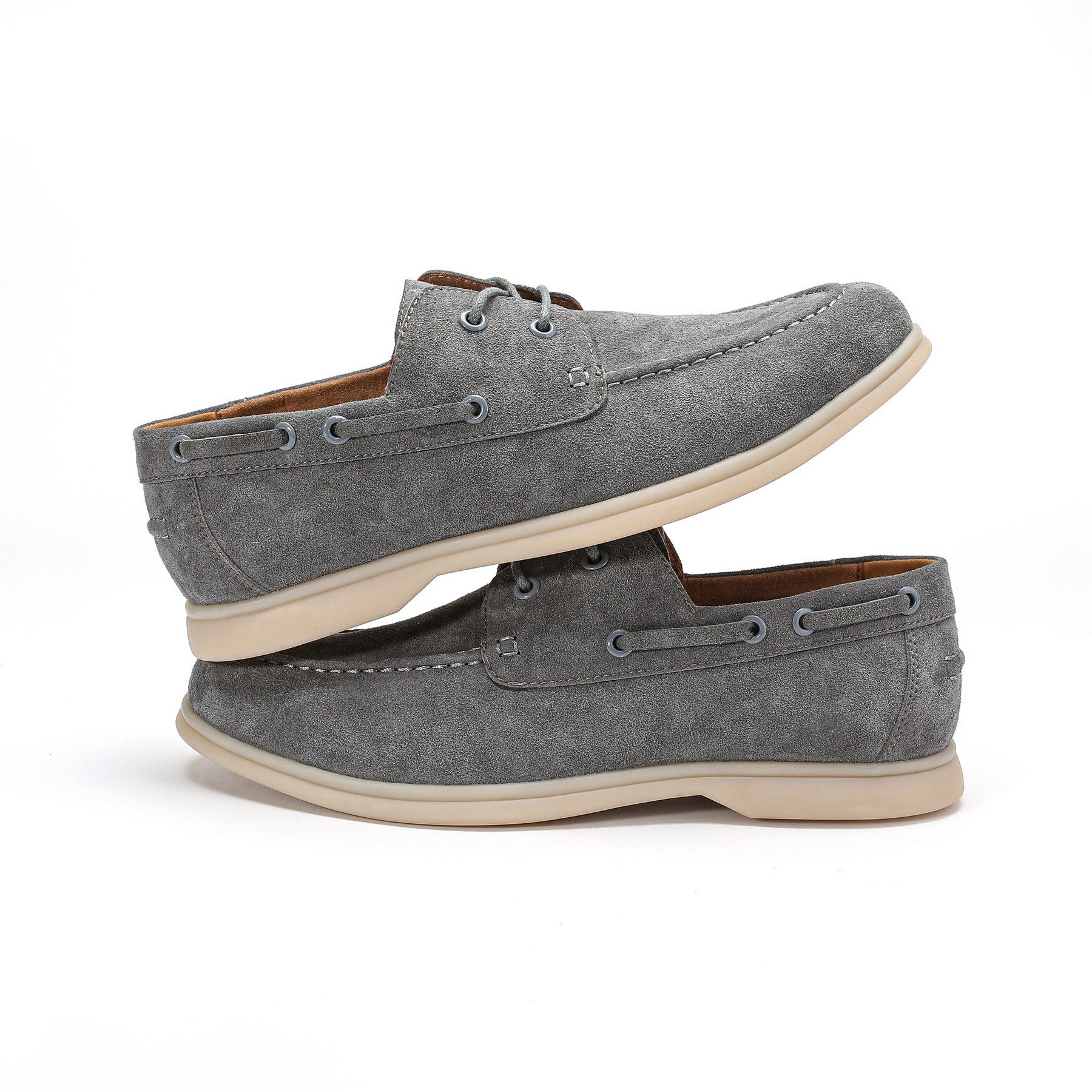 Allthemen Slip-On Sneaker Klassische Wildleder Loafers Herren im Retro Slip-On Sneaker Freizeit