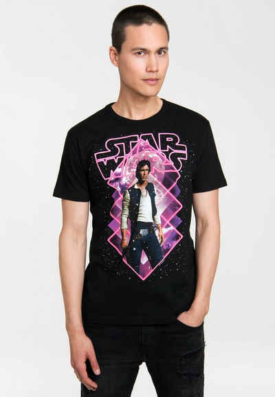 LOGOSHIRT T-Shirt Han Solo mit hochwertigem Siebdruck