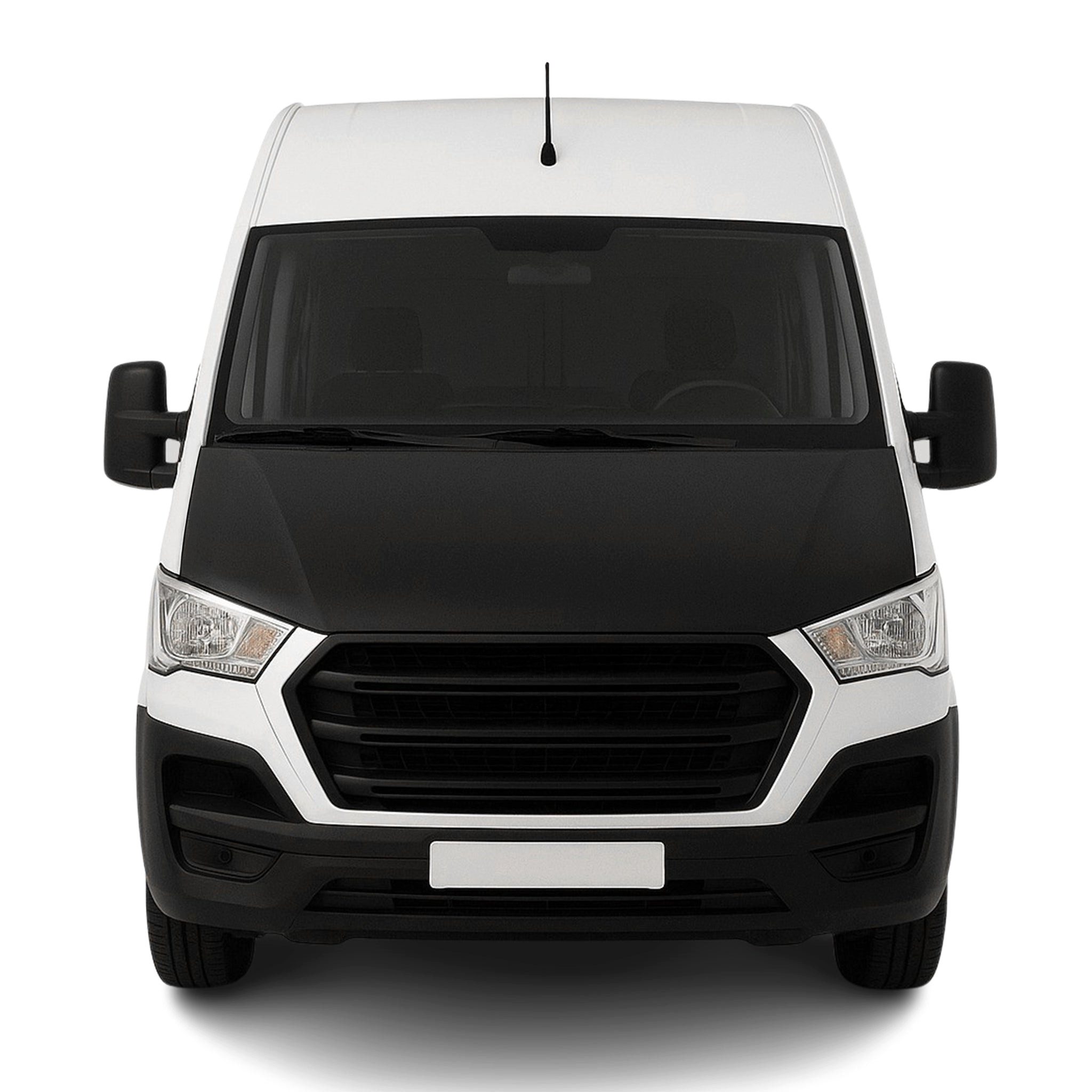 OMAC Frontstoßstange Haubenbra Bonnet Bra für Hyundai H-350 2014-2025 Schwarz 1tlg, 1-St., Haltbar