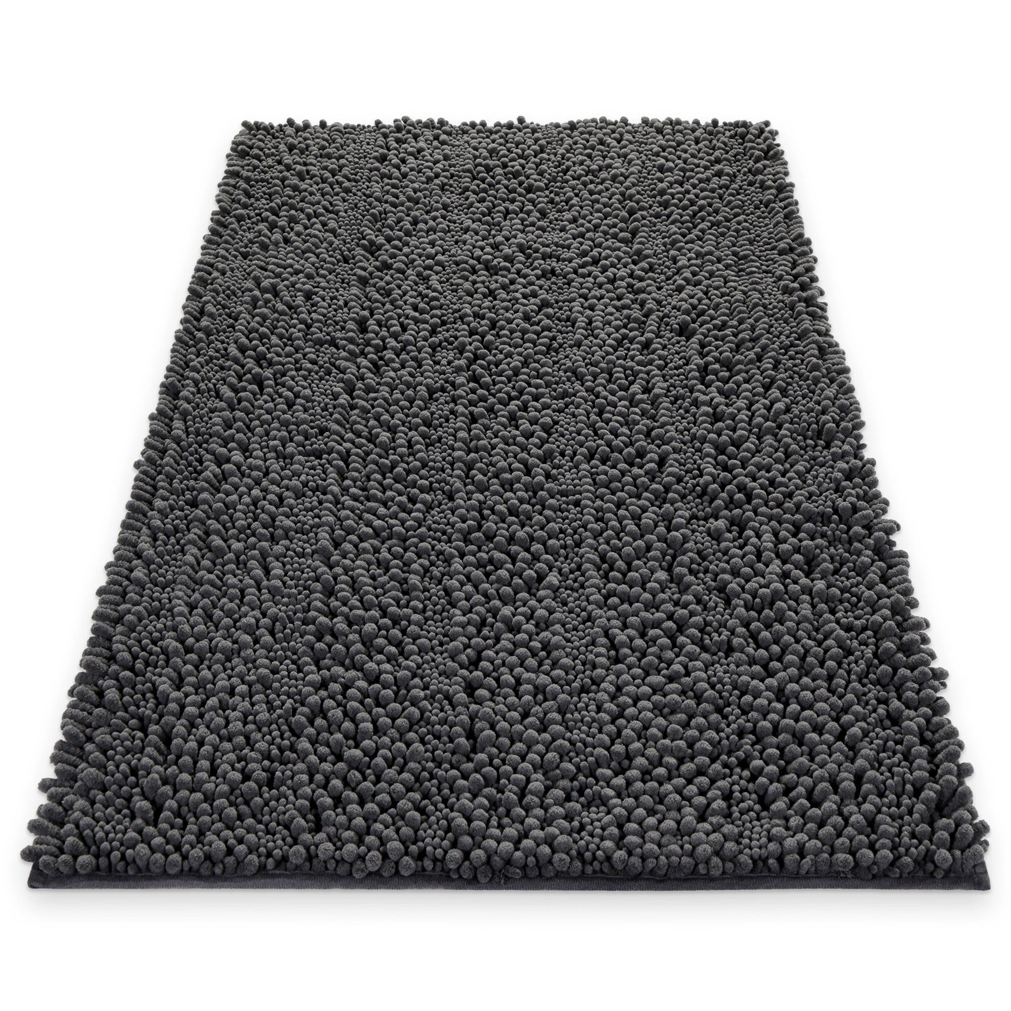 Wecon home Basics Badematte Benno, Höhe 22 mm, Polyester, rechteckig, waschbar, rutschfest, sehr weich, strapazierfähig, Chenille, robust