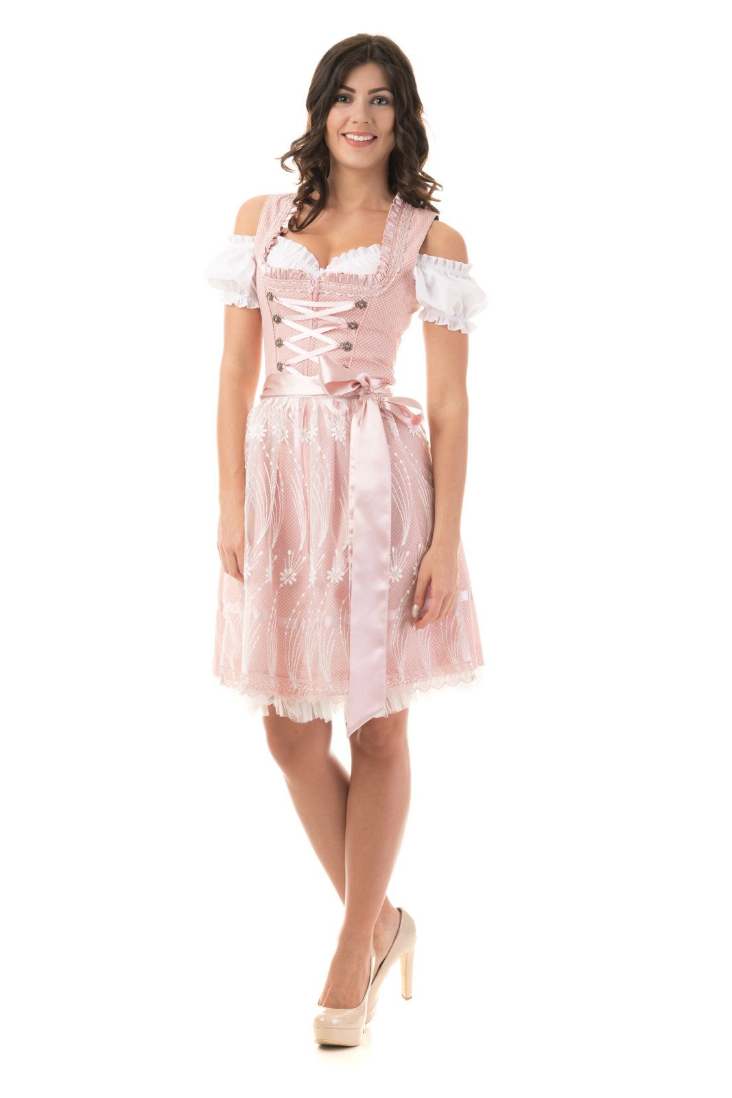 Trachtl Dirndl DIRNDL TRACHTENKLEID DAMEN NICOLE ROSA 3.TLG günstig online kaufen