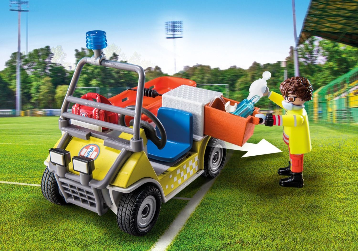 Playmobil® Rettungscaddy Konstruktions-Spielset, (Rettungscaddy), Made in Europe