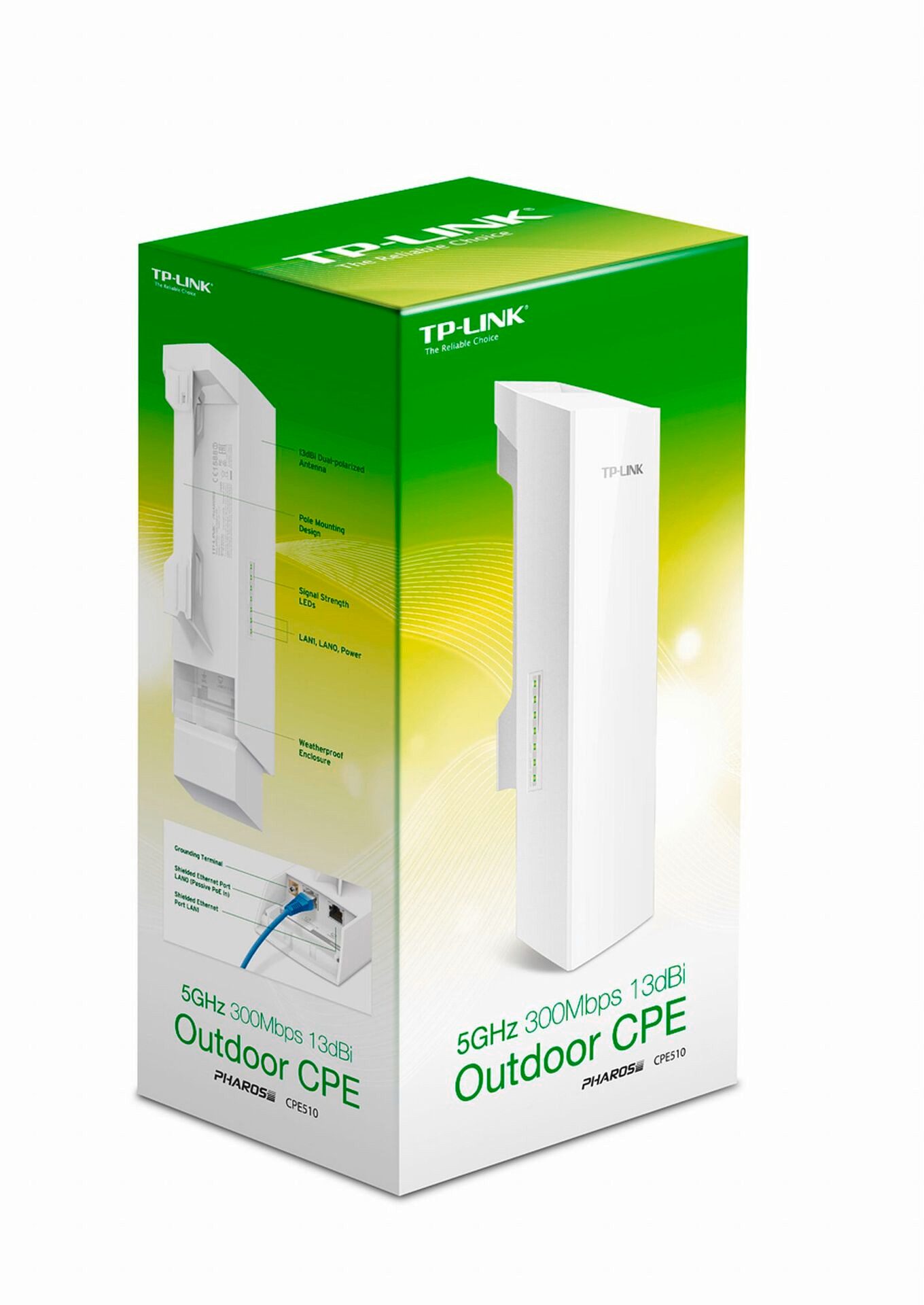 CPE510 5GHz 300MBit 13dBi Outdoor Access Point