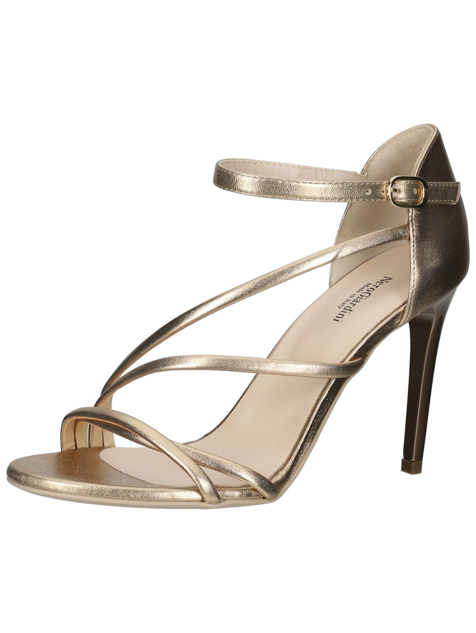 Sandalen Leder . High-Heel-Sandalette