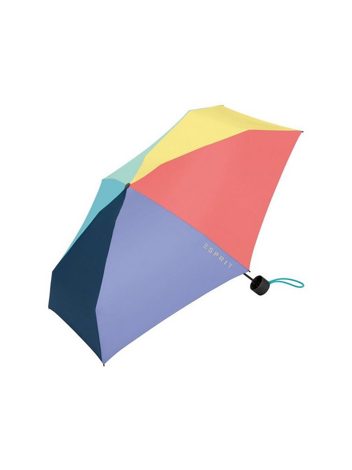 im Taschenschirm mehrfarbigen Taschenregenschirm Design Esprit