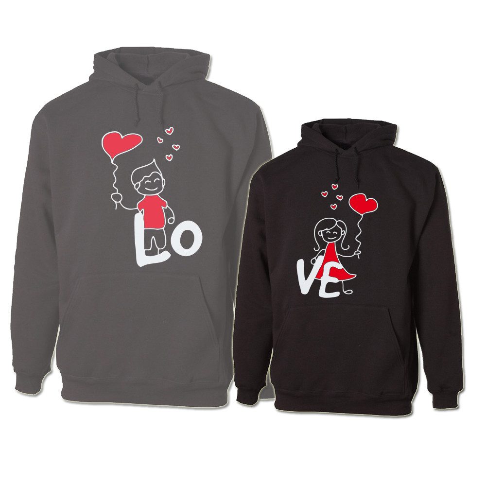 G-graphics Hoodie LO – VE (Partner- / Paar-Set, Einzelteile zum selbst zusa günstig online kaufen