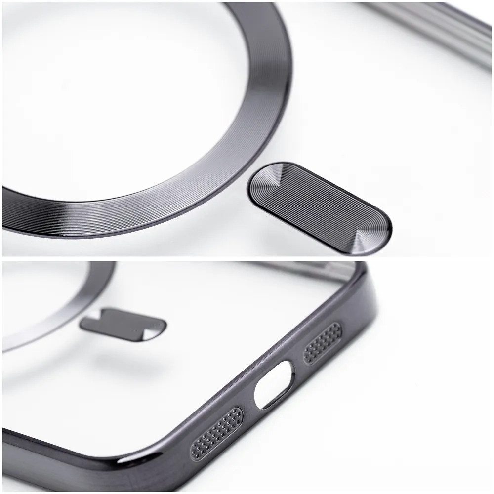 FITSU Handyhülle Handyhülle für iPhone 18 Pro Max mit Kameraschutz MagSafe kompatibel 6,9 Zoll, Transparente Schutzhülle für iPhone 18 Pro Max mit farbigem Rahm – Bild 4 von 5