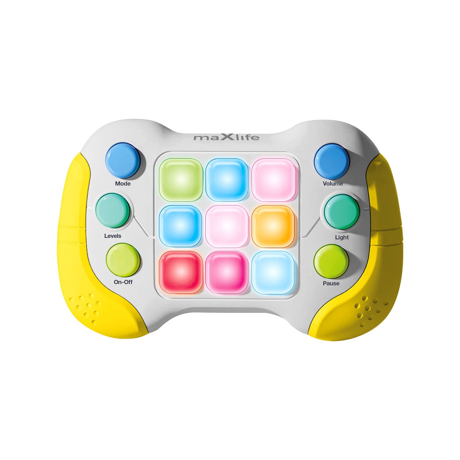 MaXlife Lernspielzeug MXPS-300, Elektronisches Pop-It Geschicklichkeitsspiel mit fünf Modi