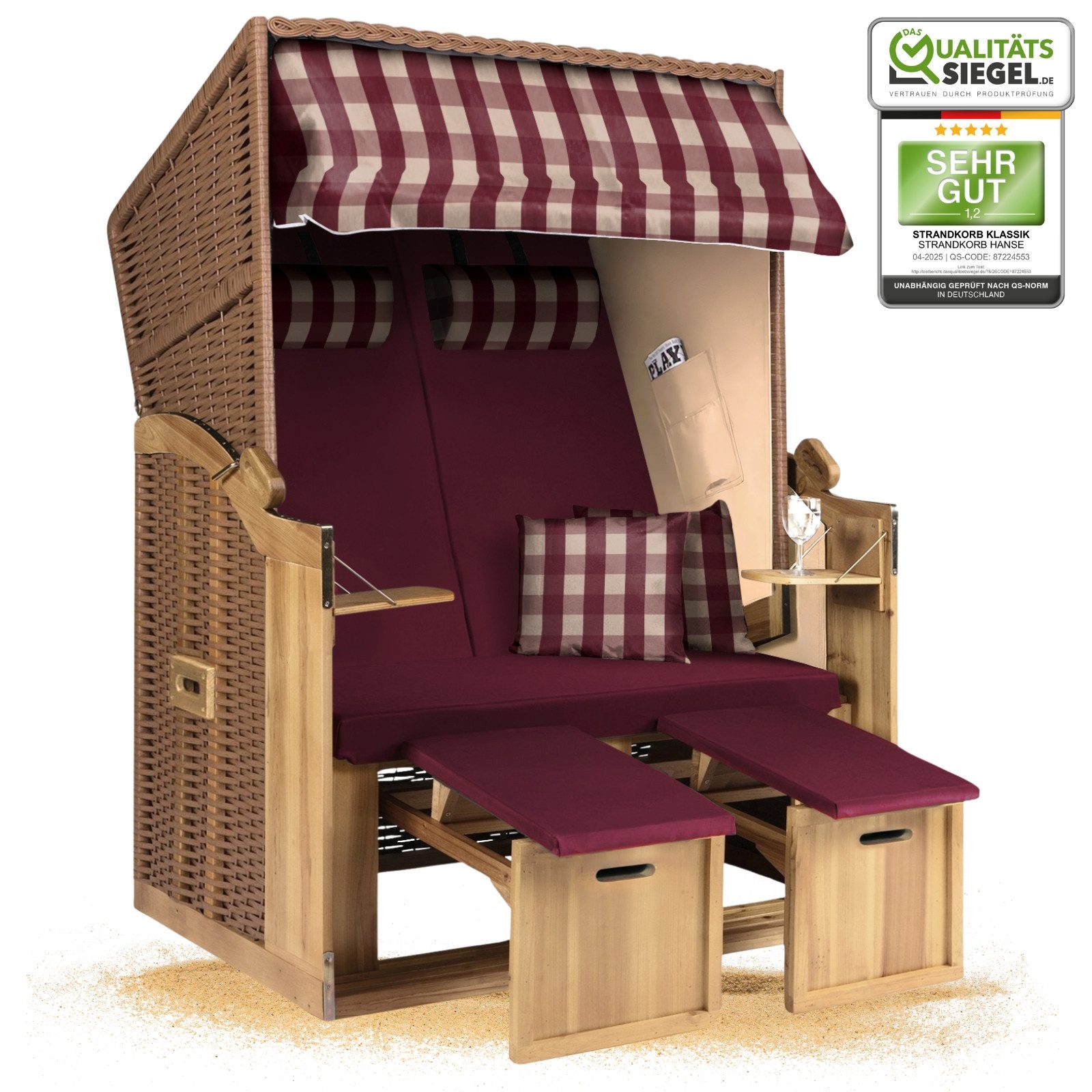 Strandkorb Hanse Strandkorb Strandkorb 2-Sitzer Ostsee günstig online kaufen