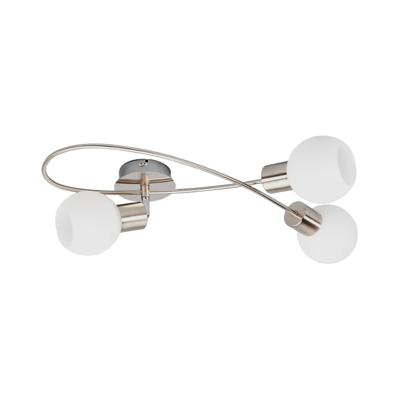Lindby Deckenleuchten Elaina, Metall, Alu IP20, 3 x 4,5 W LED