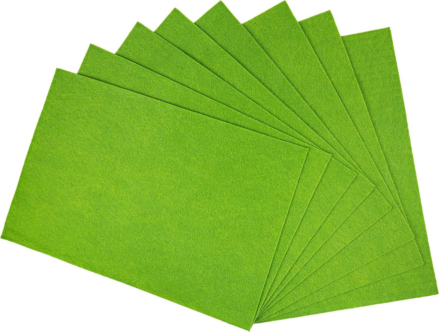 Bastelfilz Blatt Interdruk 8 hellgrün Bastelkartonpapier