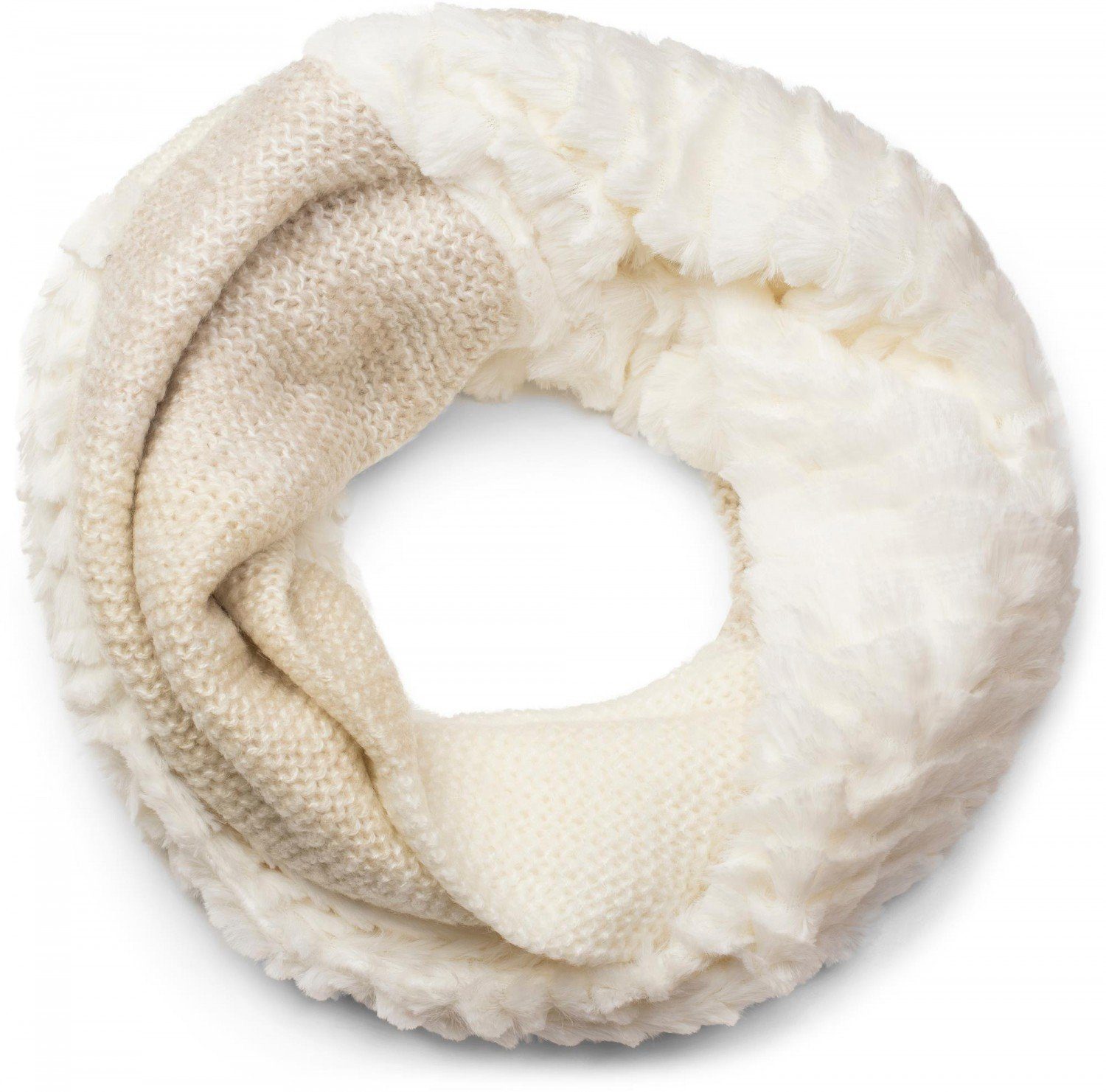 Strickschal Material Mix Strickloop