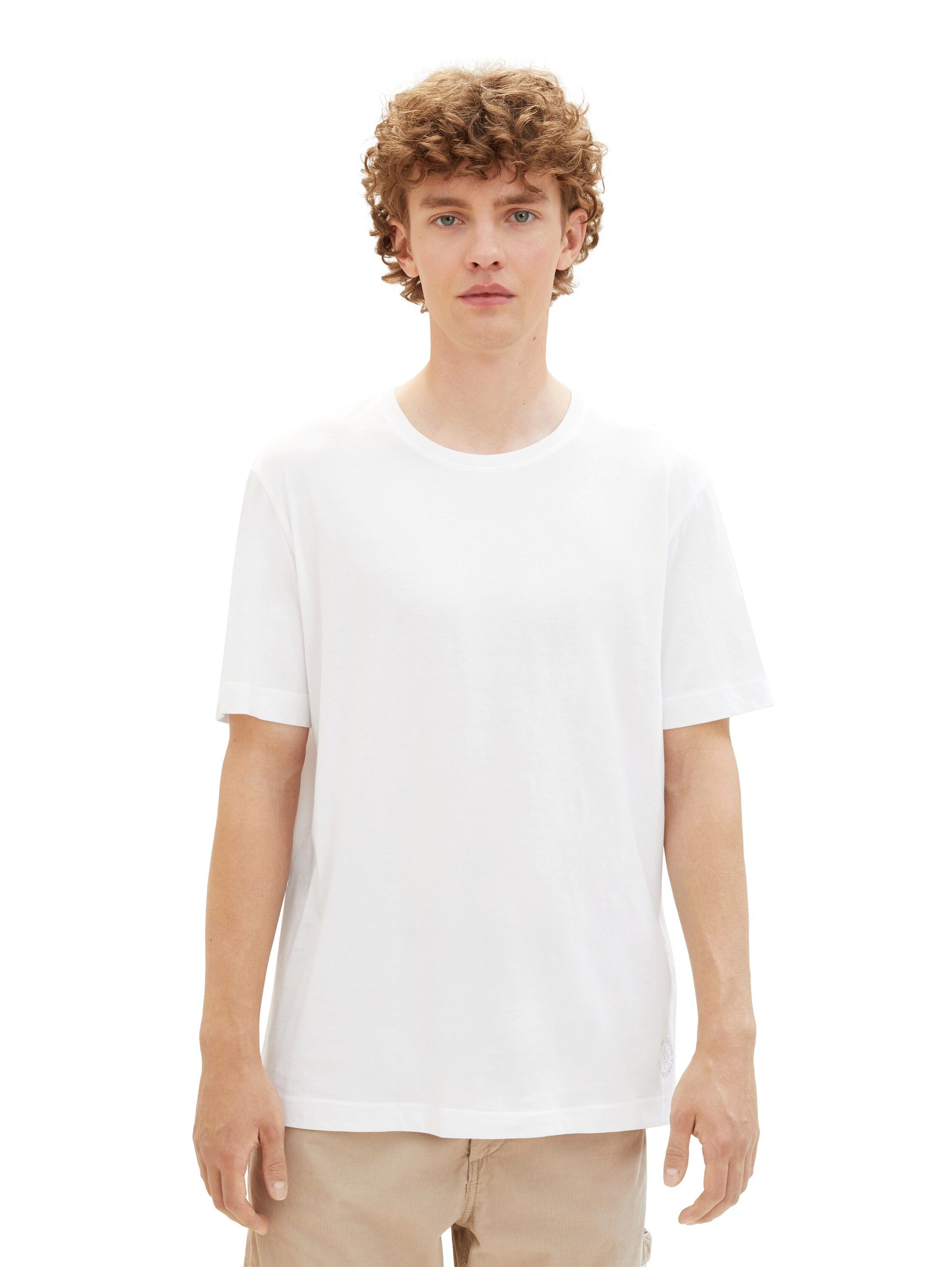 TOM TAILOR T-Shirt (Packung, 4-tlg) 4er pack, mit Rundhals