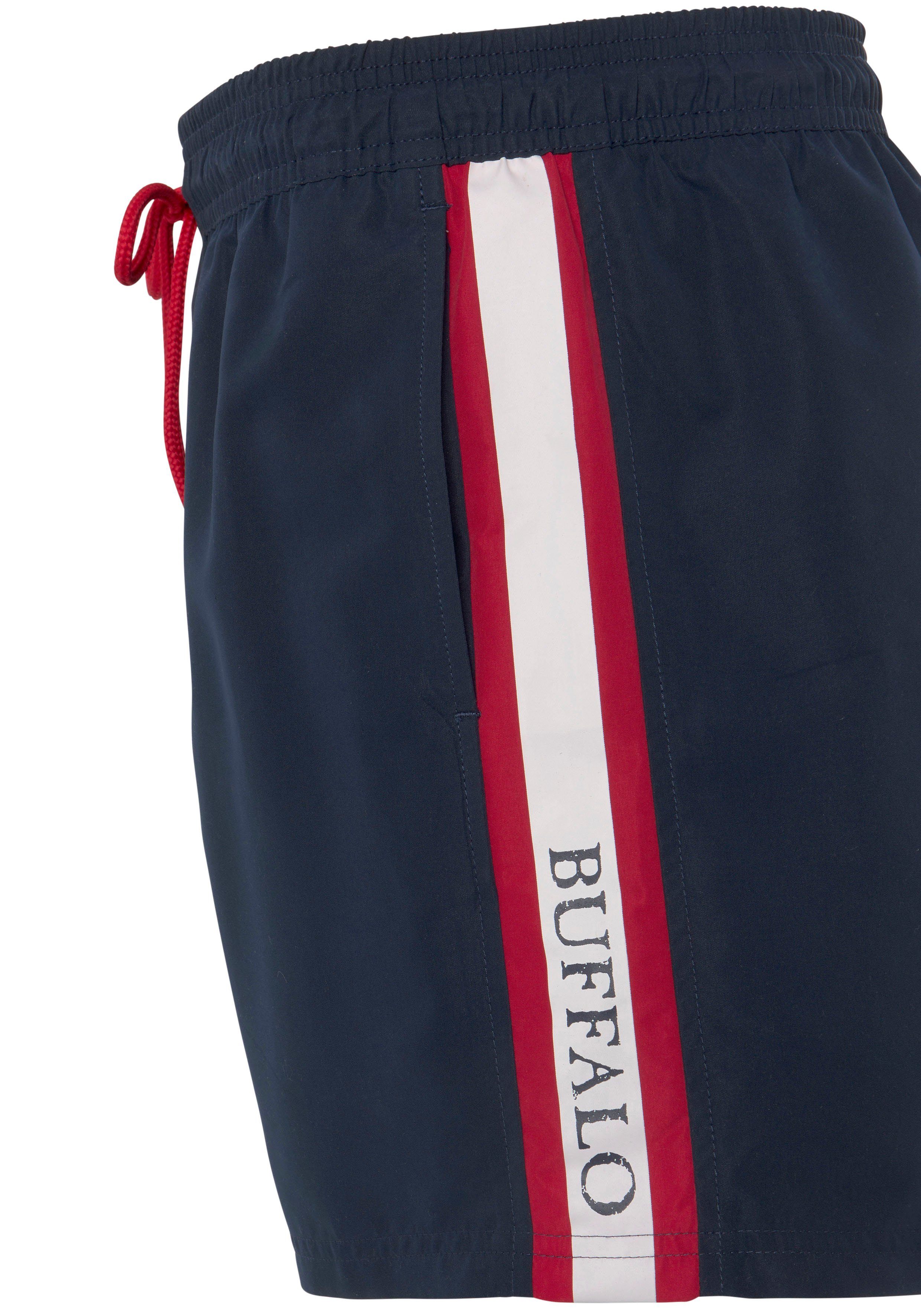 Buffalo Badeshorts mit kontrastfarbenen Details