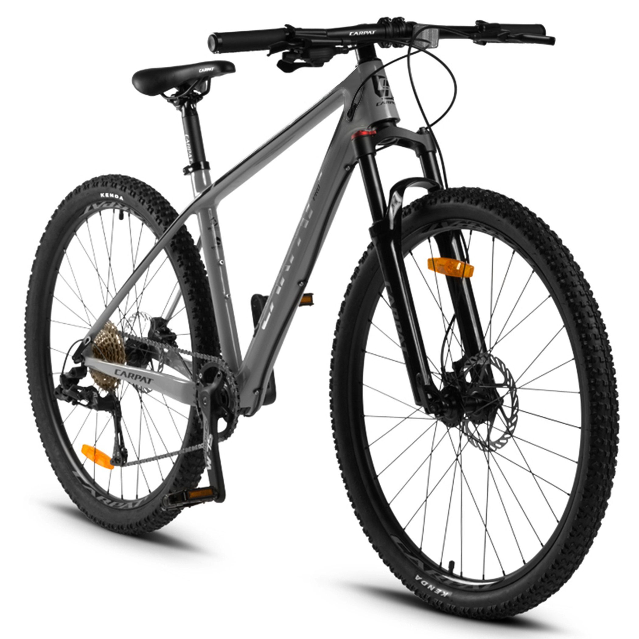 CARPAT SPORT Mountainbike 27,5 Zoll Pro Mountainbike Kohlefaser Herren  Damen Jungen, 10 Gang A7 L-TW00 Schaltwerk, Kettenschaltung, Kohlefaser  Rahmen hydraulische Scheibenbremse MTB Hardtail Fahrrad