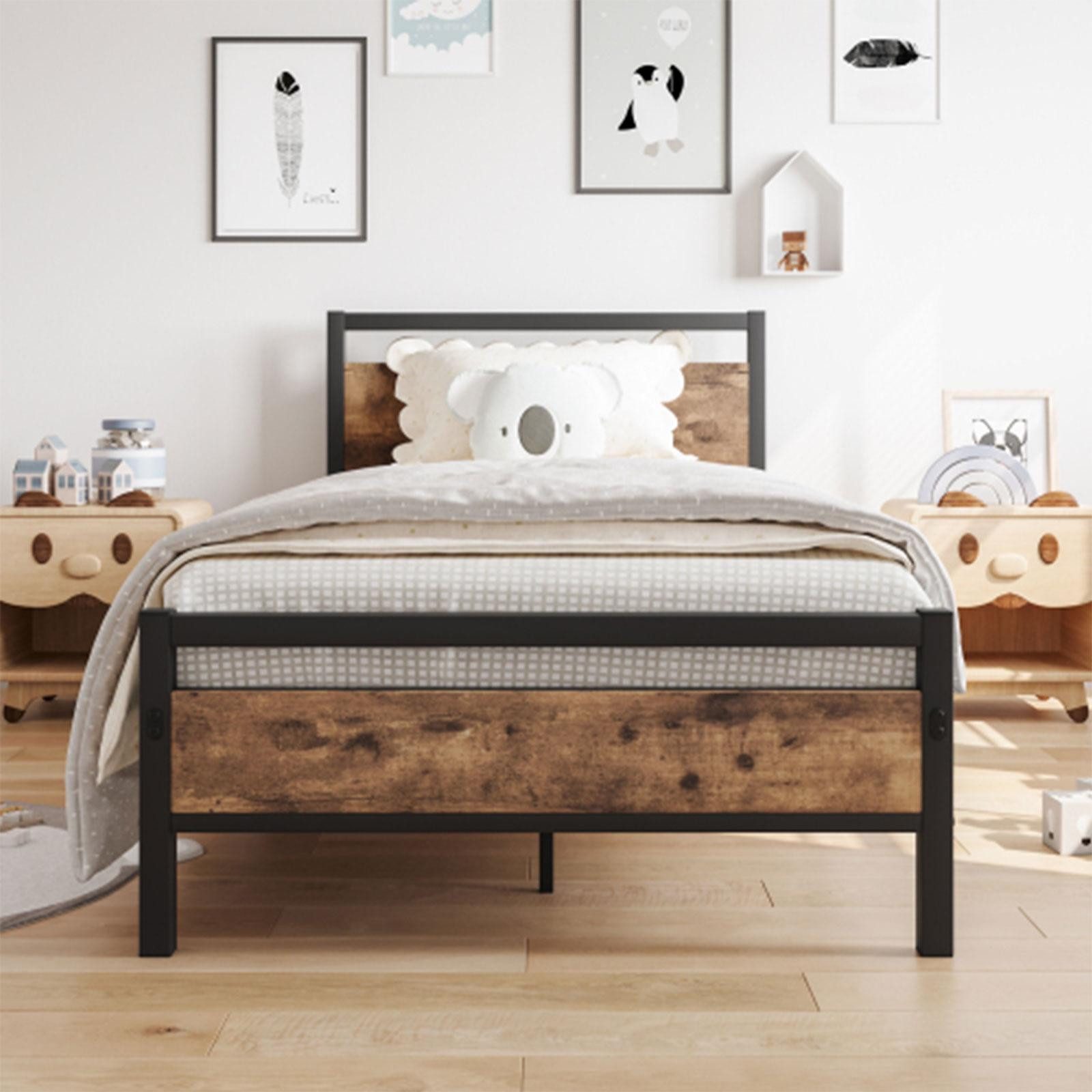 HAUSS SPOLE Metallbett 90x200cm mit Vintage-Kopfteil günstig online kaufen