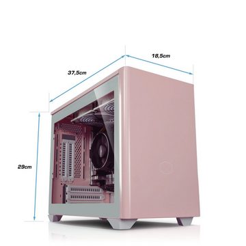 Kiebel Zindarella Mini Mini-PC (AMD Ryzen 5 AMD Ryzen 5 5600G, Radeon, 16 GB RAM, 1000 GB SSD, Luftkühlung, WLAN)