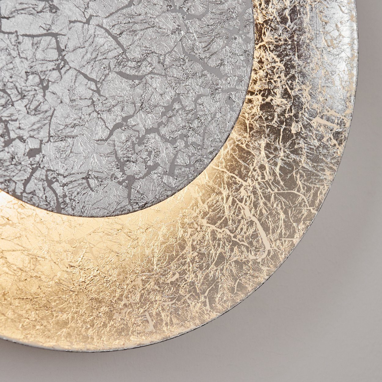 hofstein Wandleuchte »Criscia« LED Wandlampe moderne aus Metall in Silber, 3000 Kelvin, er Wandspot m. Lichteffekt, 6 Watt, 470 Lumen