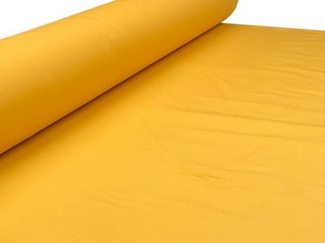 beties Stoff Reststoffe Meterware, ca. 100x150 cm aus 100% Baumwolle (basic-gelb)