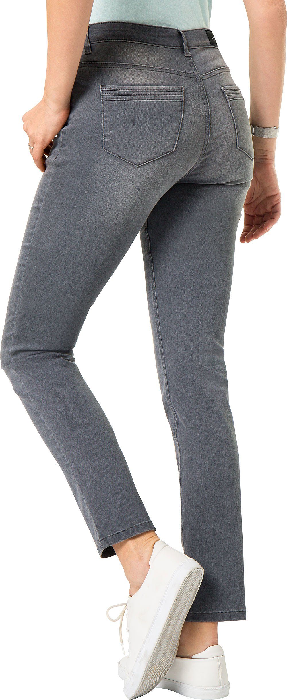 Emilia Parker ultrabequeme Jeans mit Stretch-Hose knackigem Sitz grau