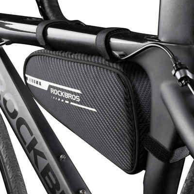 ROCKBROS Rahmentasche Dreieckstasche 1,2L Fahrradtasche für MTB (1-tlg), Rennräder Wasserabweisende Werkzeugtasche