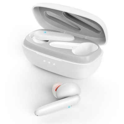 Hama Bluetooth®-Kopfhörer Passion Clear, True Wireless TWS, In Ear Bluetooth-Kopfhörer (Active Noise Cancelling (ANC), Freisprechfunktion, Sprachsteuerung, Active noise cancelling Kopfhörer)
