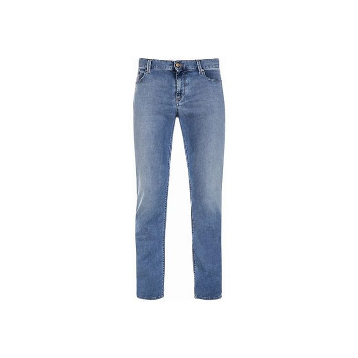 Alberto 5-Pocket-Jeans türkis (1-tlg)