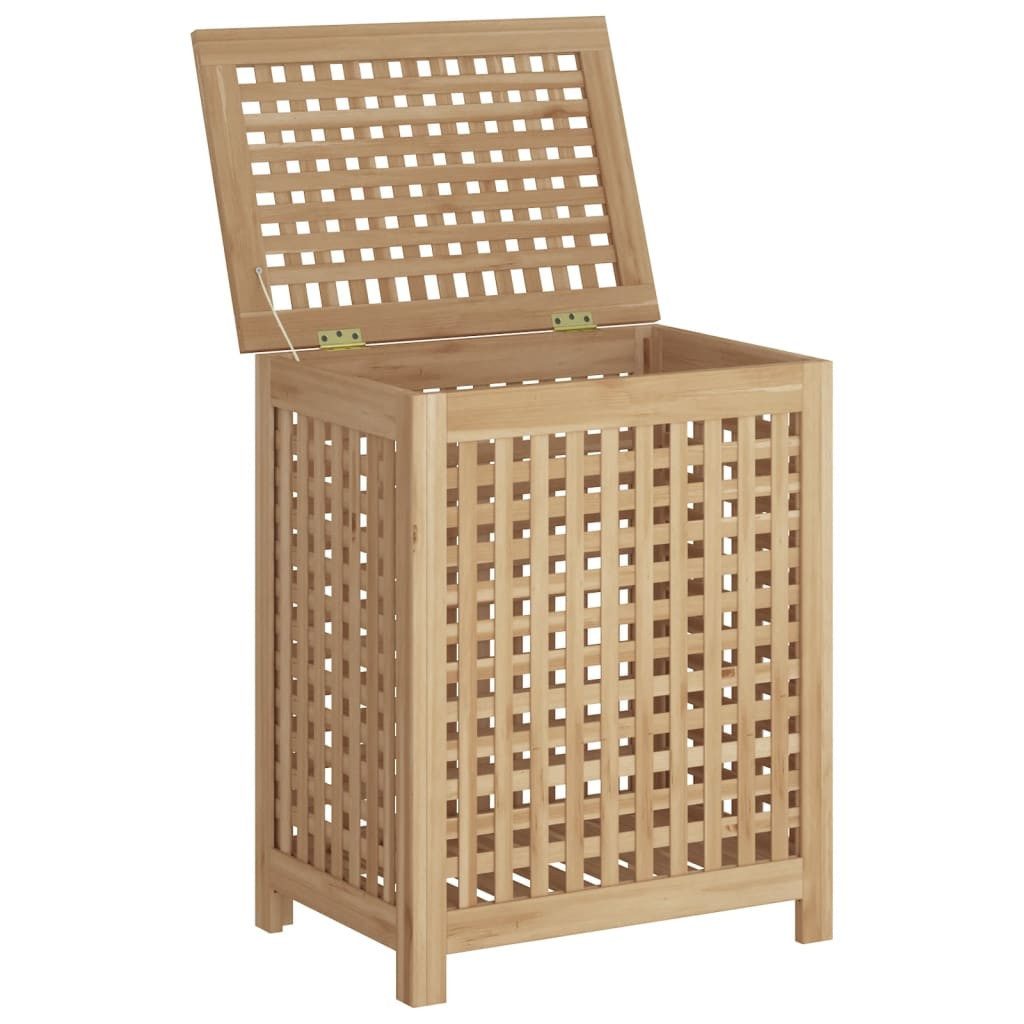 Vellora Wäschekorb Wäschebehälter 50x35x60 cm Massivholz günstig online kaufen