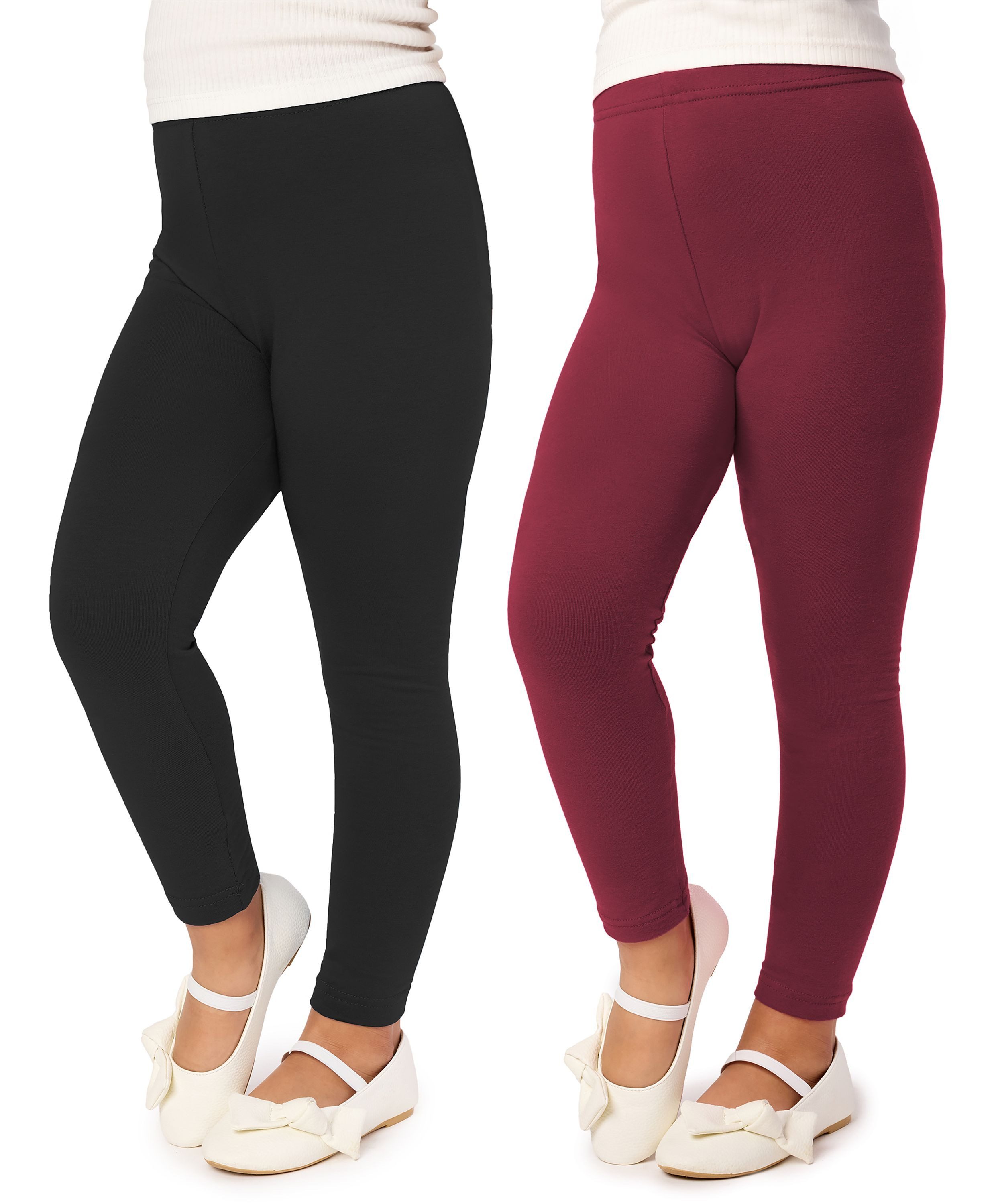 Leggings Mädchen Lange Hose Freizeithose mit weitem Bein MS10-130