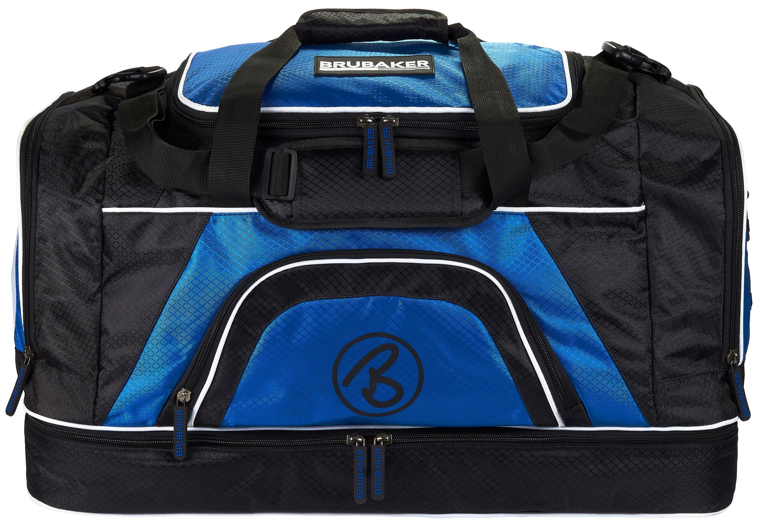 BRUBAKER Sporttasche XXL Trainingstasche 90 l oder 52 l (1-tlg., Reisetasche mit Schuhfach und Nassfach), Fitnesstasche mit abnehmbarem Schultergurt