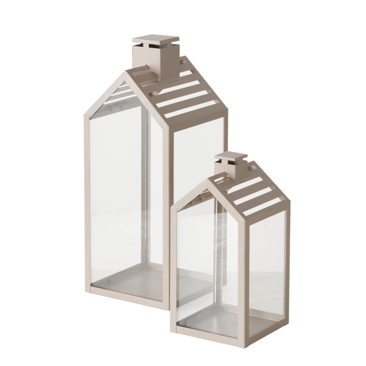 BOLTZE Laterne BOLTZE Laternen-Set Cody creme 23/35cm 2 Stück günstig online kaufen