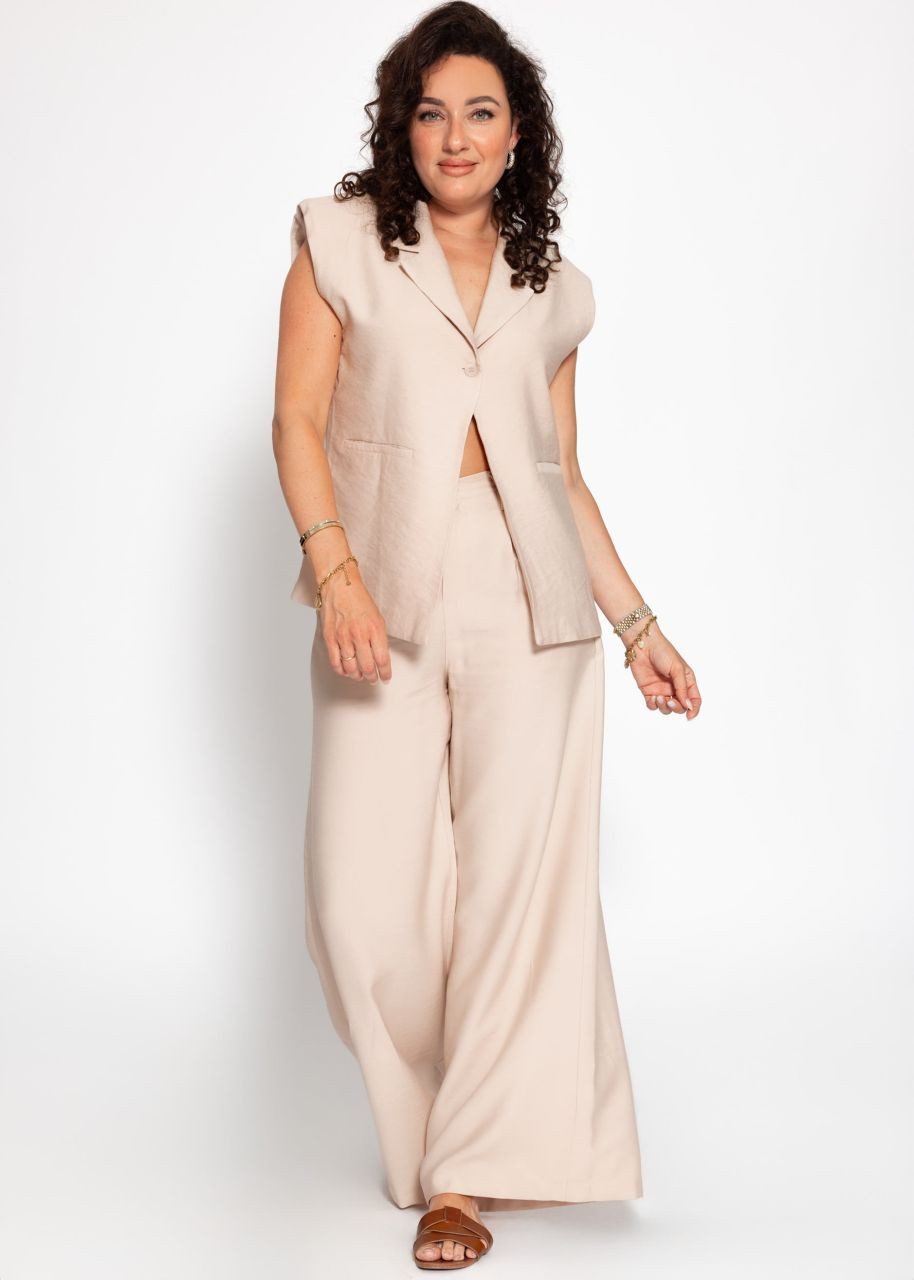 SASSYCLASSY Kurzweste Oversize Anzugweste für Damen günstig online kaufen