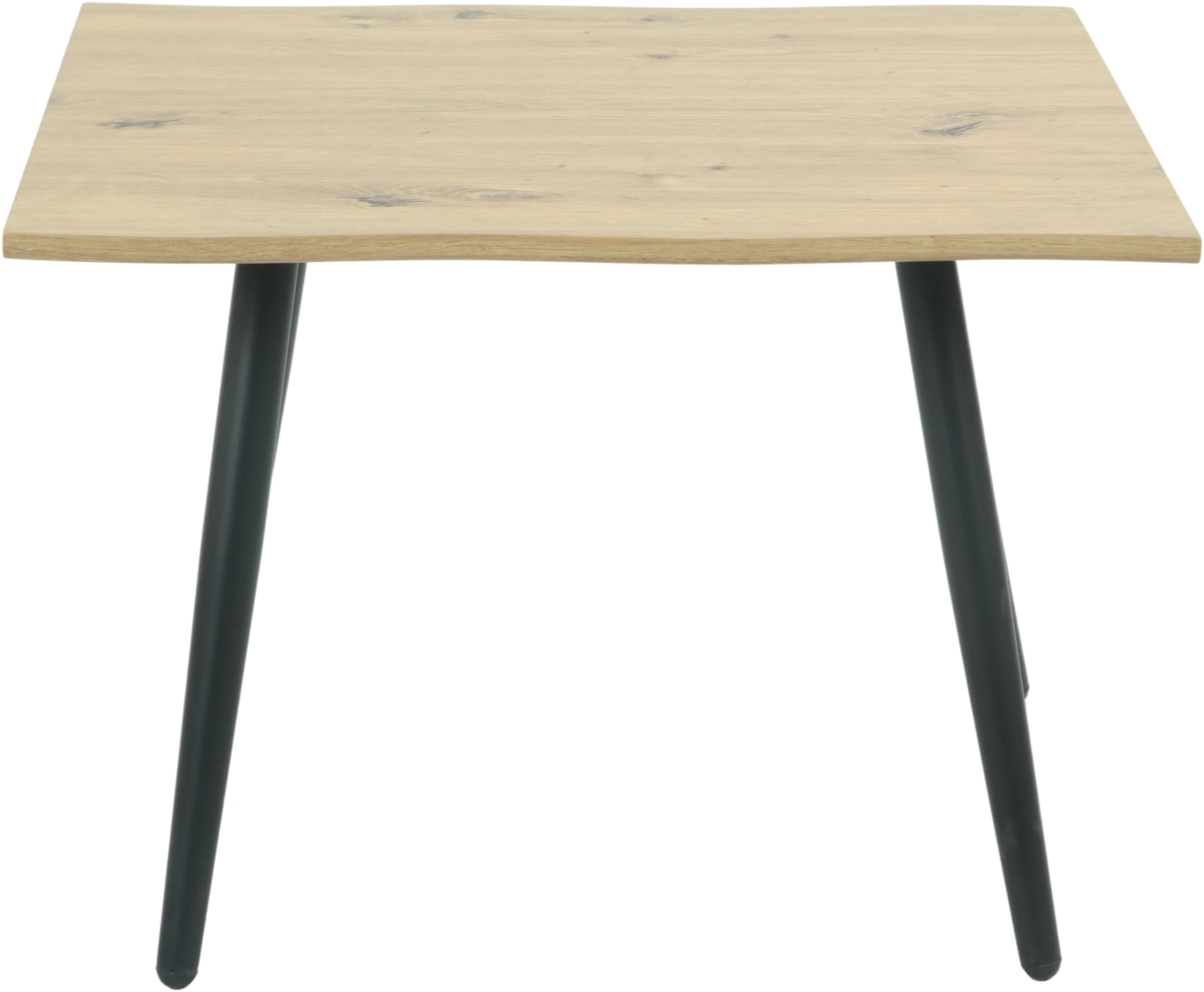 HELA Couchtisch ZÜRICH, Baumkantenoptik,Vierfuß,quadratisch,60 x 60 günstig online kaufen