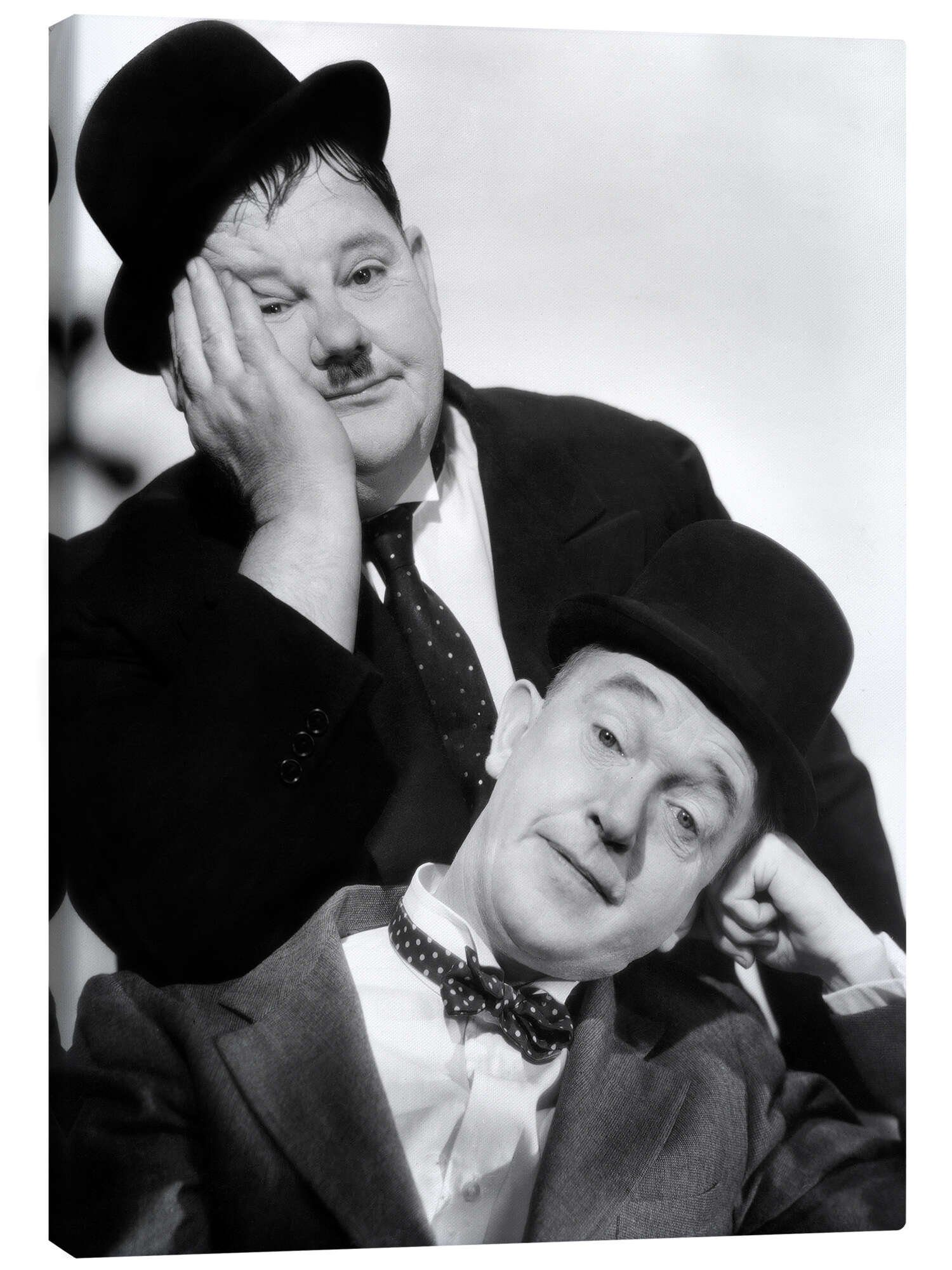 Posterlounge Leinwandbild Granger Collection, Laurel & Hardy I, Wohnzimmer Fotografie