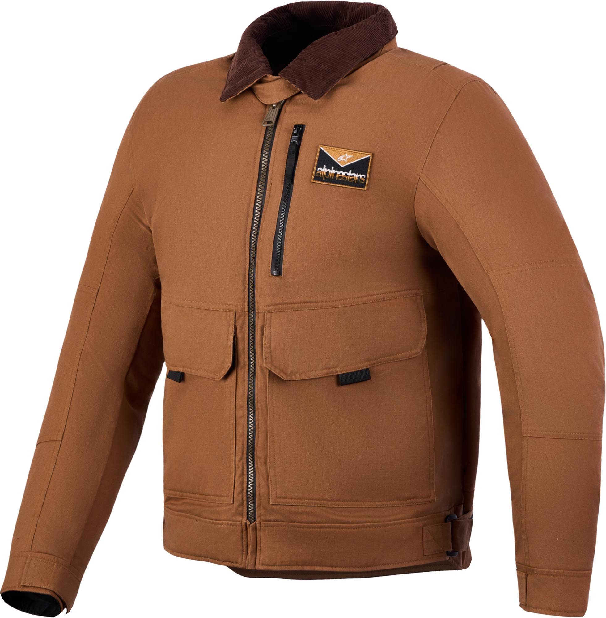 Alpinestars Motorradjacke Mustang wasserdichte Motorrad Textiljacke Airbag vorbereitet,Ellenbogenprotektoren enthalten,Schulterprotek