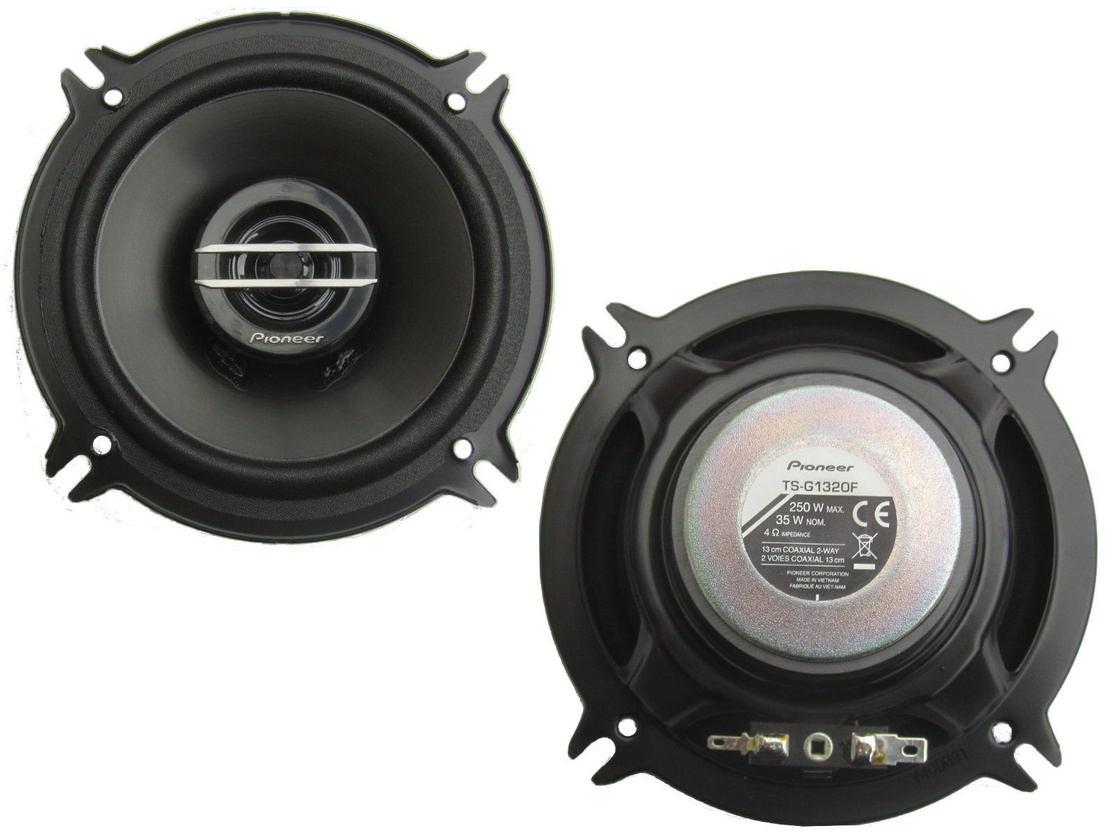 DSX Pioneer Lautsprecher für BMW E38 7er Bj 94 – 01 Tür vorne Heckablage Auto-Lautsprecher (70 W)
