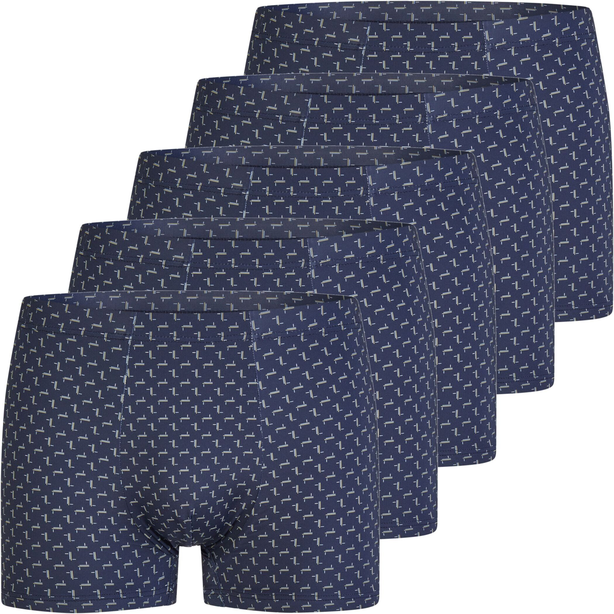 City Life Trunk City Life Herren Pants Shorts 5er Pack Polyamid Elasthan Unterwäsche (1-St)