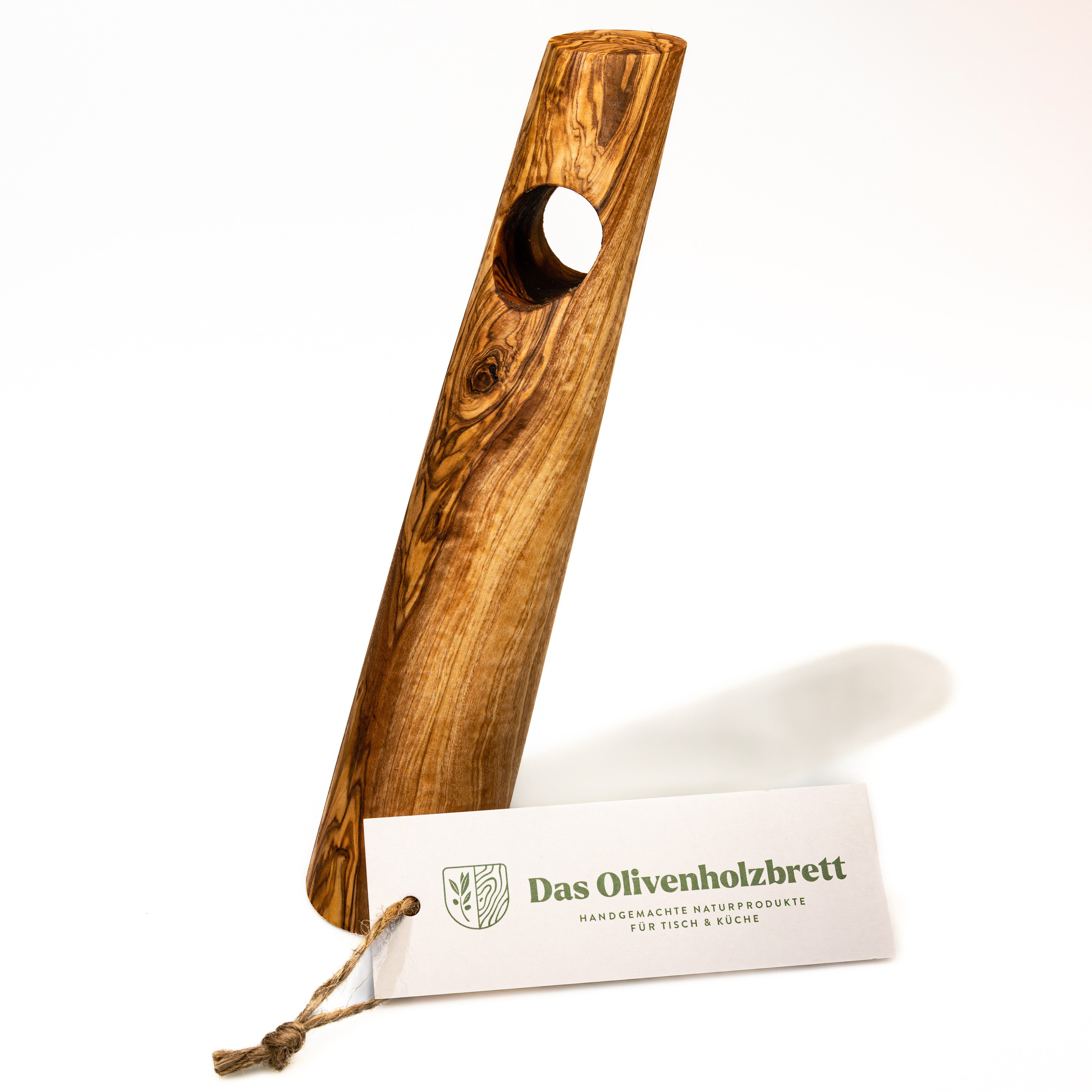 dasOlivenholzbrett Weinflaschenhalter Flaschenhalter aus Olivenholz massiv