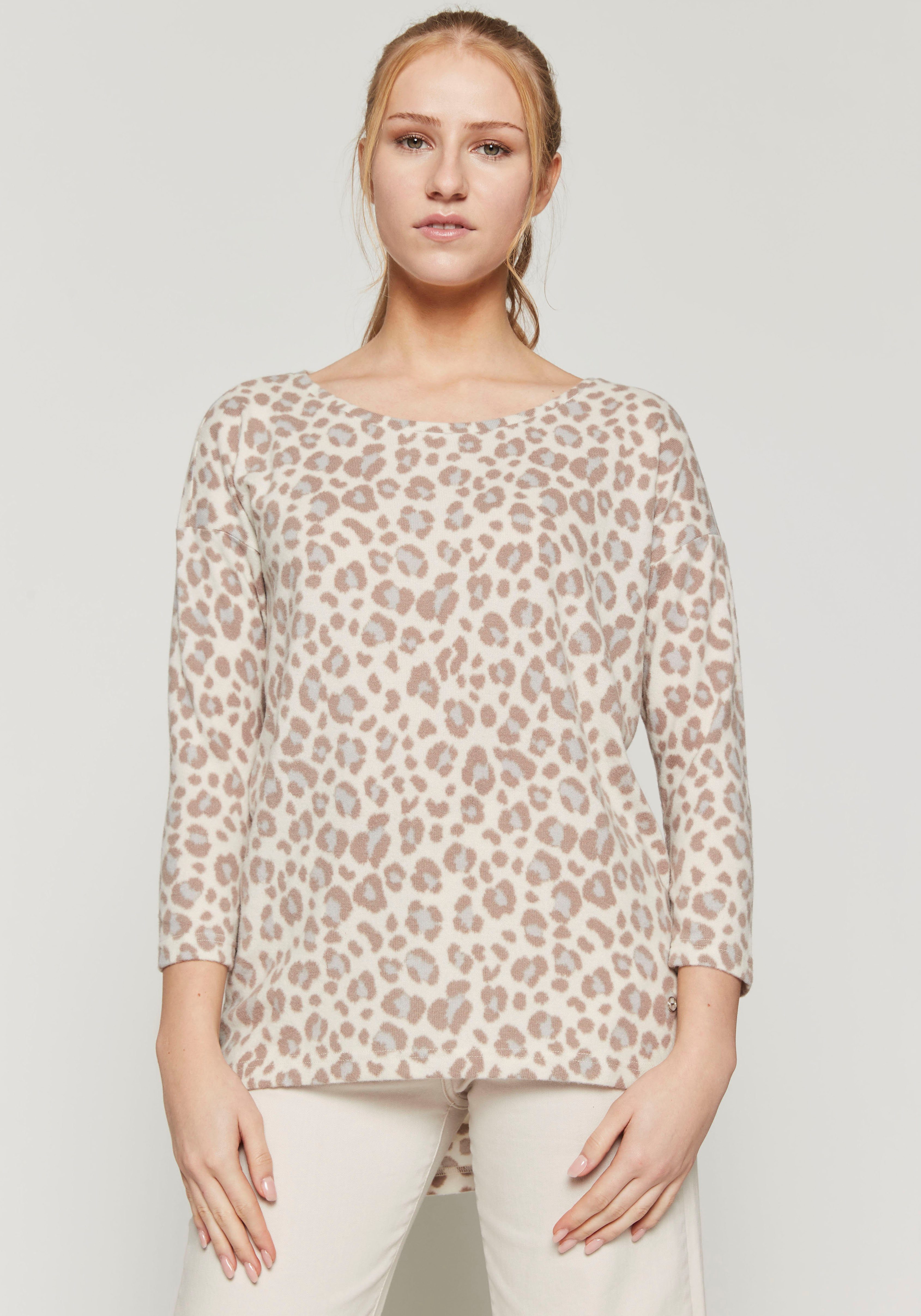 6702 HaILY’S Mi44a P beige leo 3/4-Arm-Shirt TP 3/4