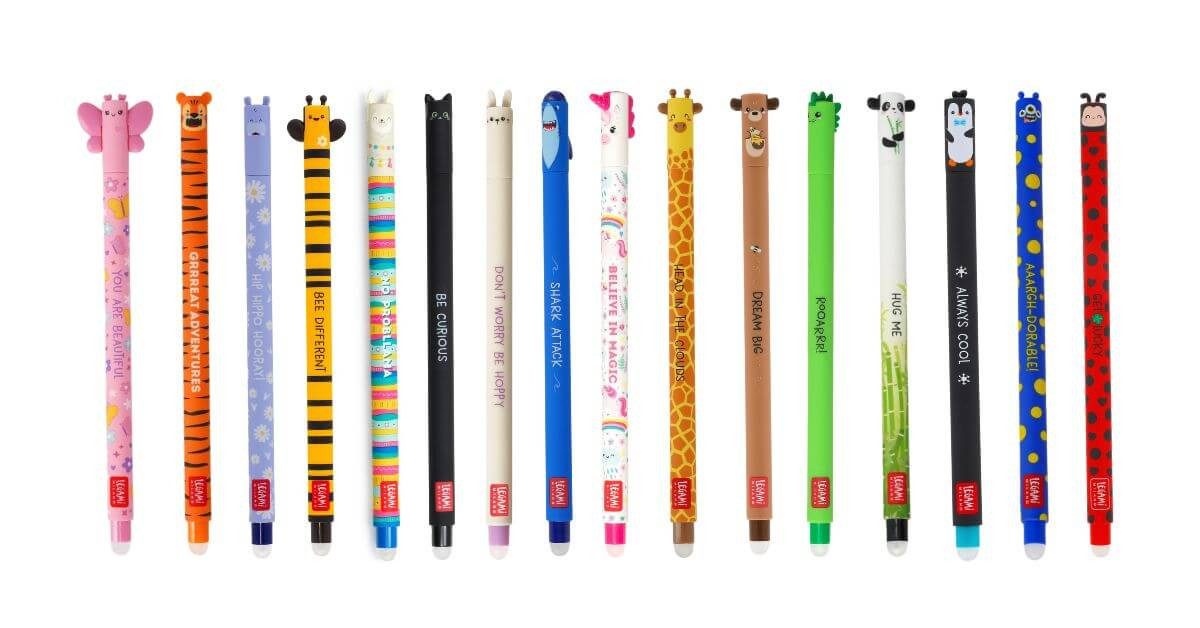 Legami Gelschreiber Legami Bundle - Set mit 16 löschbaren Gelstiften (inkl. Ladybug)