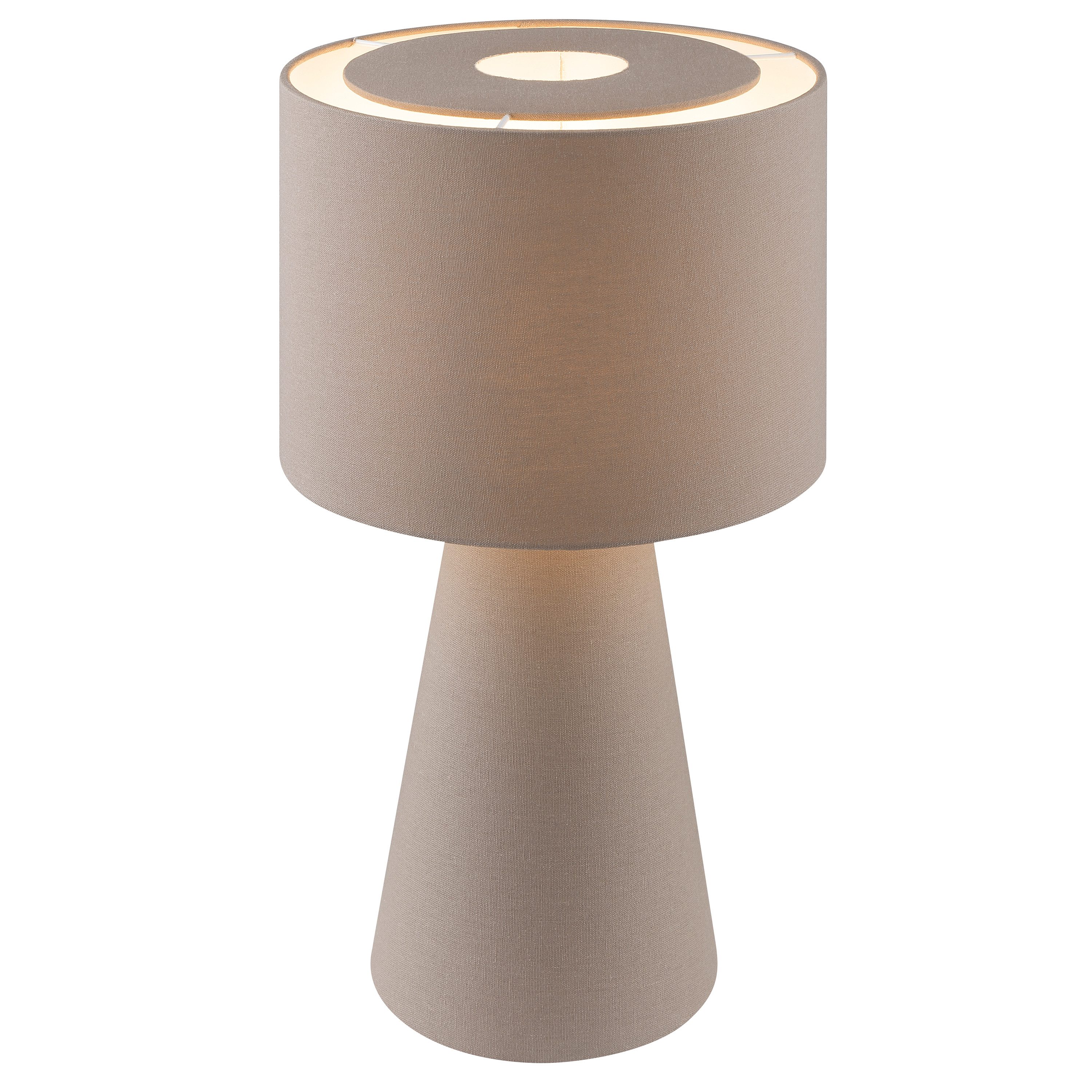 LeGer Home by Lena Gercke Tischleuchte Lienne, ohne Leuchtmittel, Höhe 45 cm, Ø 25 cm, E14, Textilschirm, Schnurzwischenschalter – Bild 5 von 5
