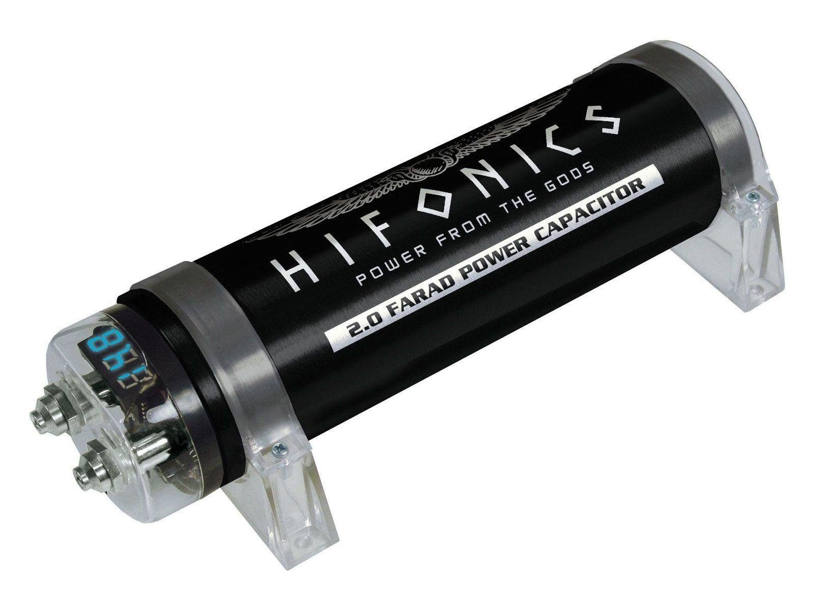 Hifonics HFC 2000 -2 Farad Pufferelko für Car HiFi Auto-Subwoofer