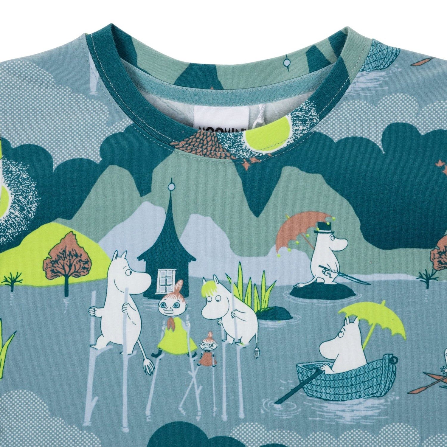 Moomin by Martinex T-Shirt MOOMIN Kinder T-Shirt „Deluge“, Blau – © Moomin Characters