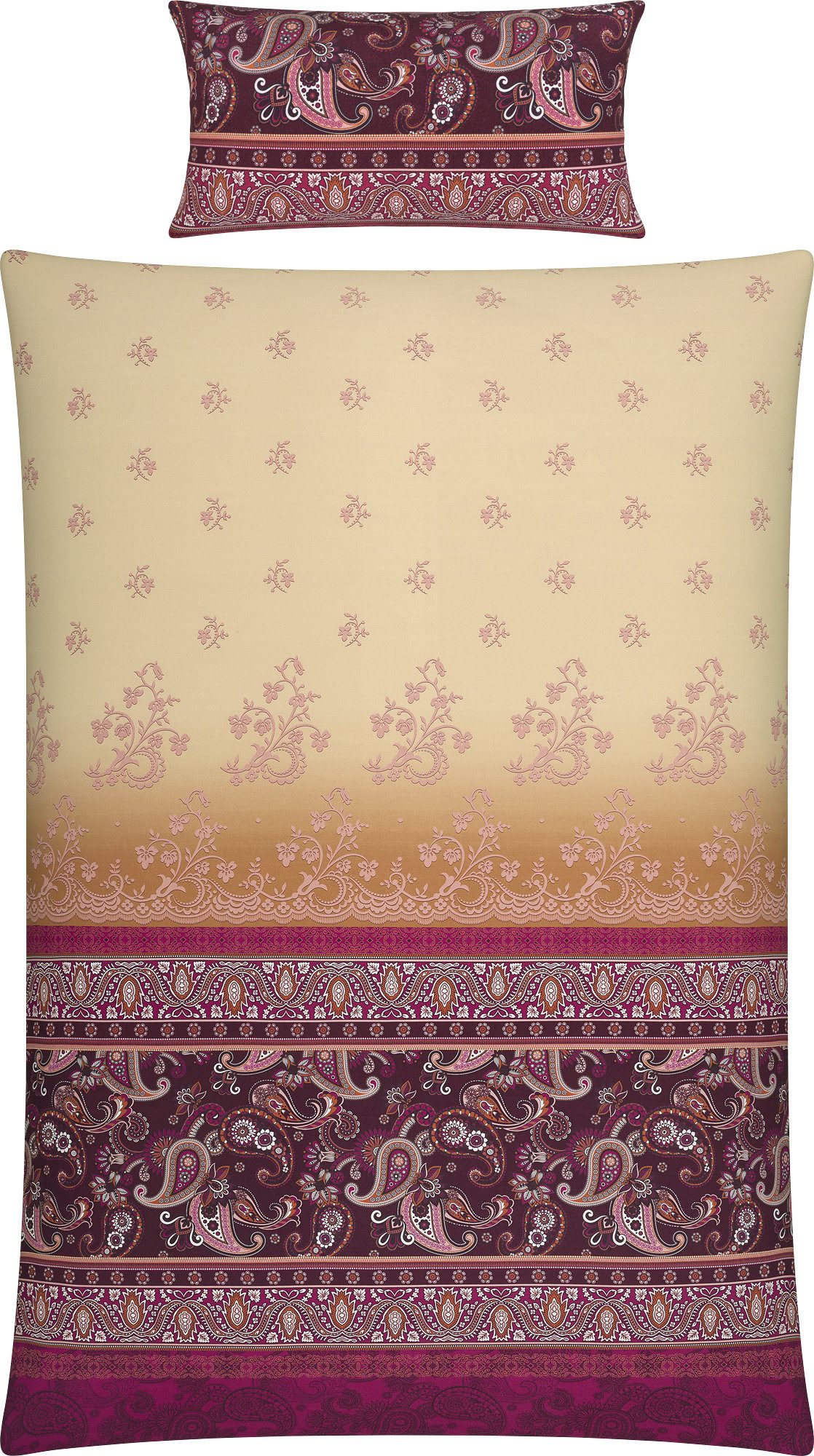 Erwin Müller Bettwäsche Bettwäsche, Mako-Satin, Paisley günstig online kaufen