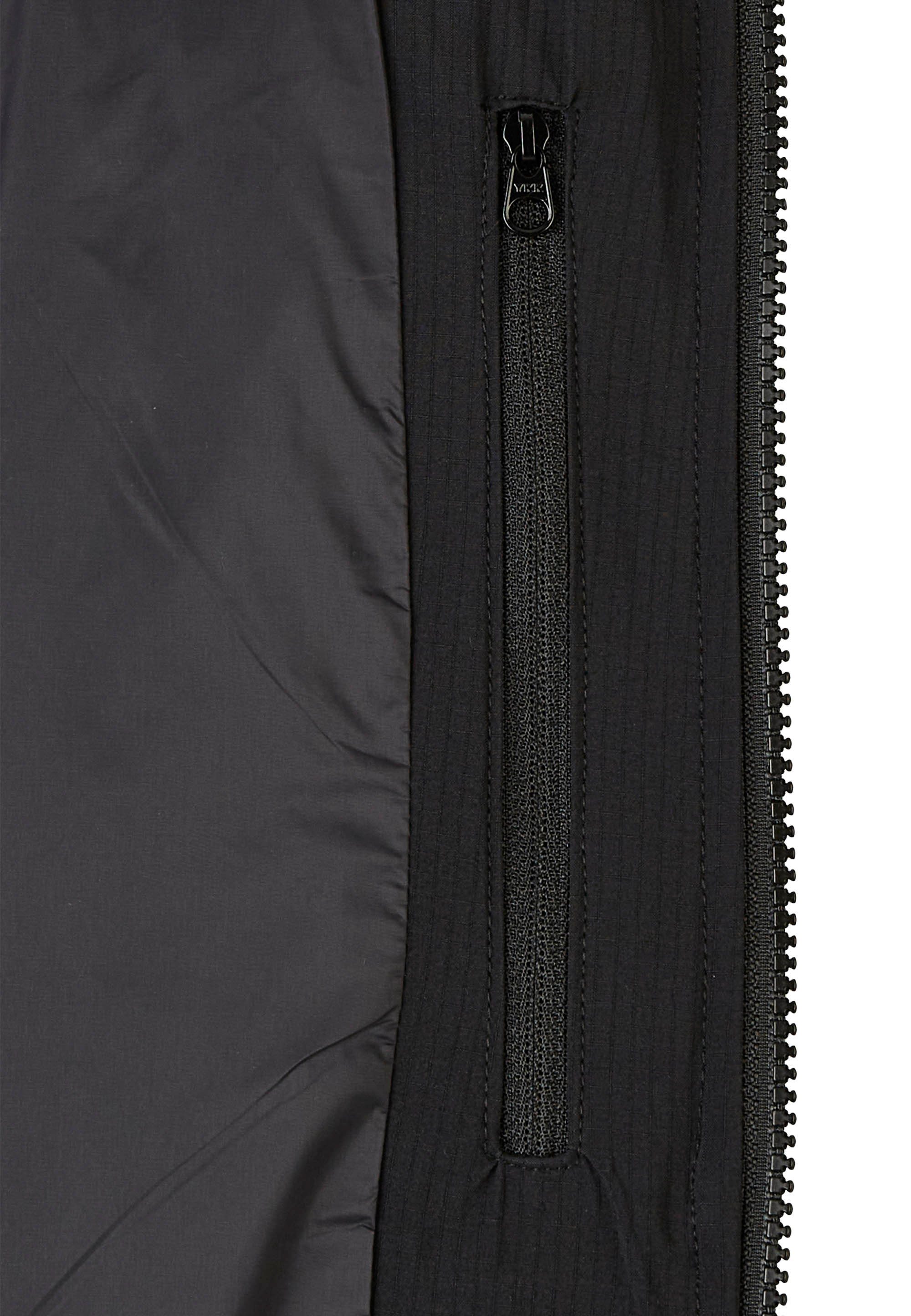 Taschen Deck Fleecejacke geräumigen Cleptomanicx schwarz mit